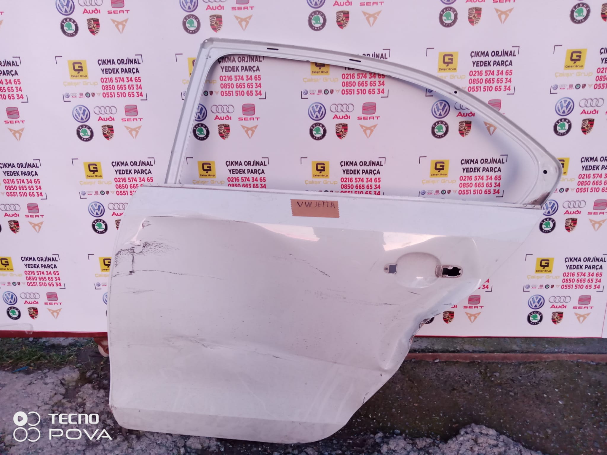 VOLKSWAGEN JETTA SOL ARKA KAPI 2011-2018 OEM 5C6833055
