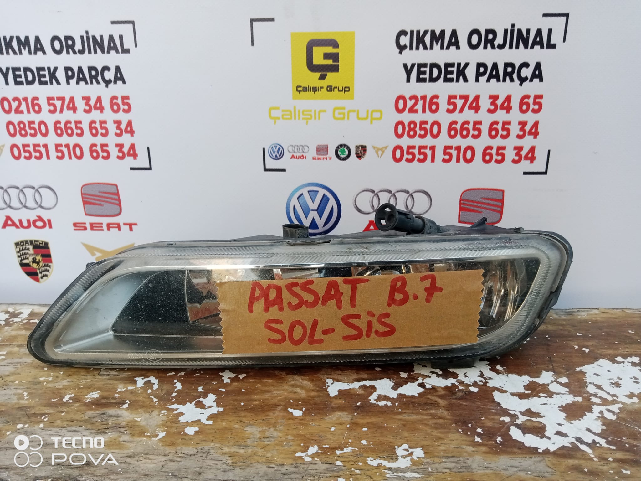 VOLKSWAGEN PASSAT B7 SOL SİS ÇIKMA SÖKME YEDEK PARÇA