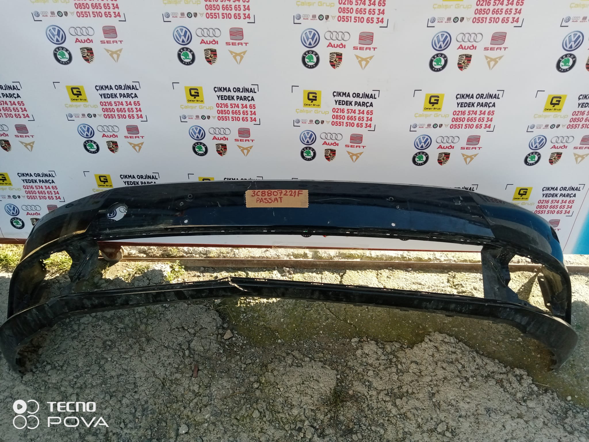 VOLKSWAGEN PASSAT CC 2012-2017 ÖN TAMPON OEM 3c8807221f