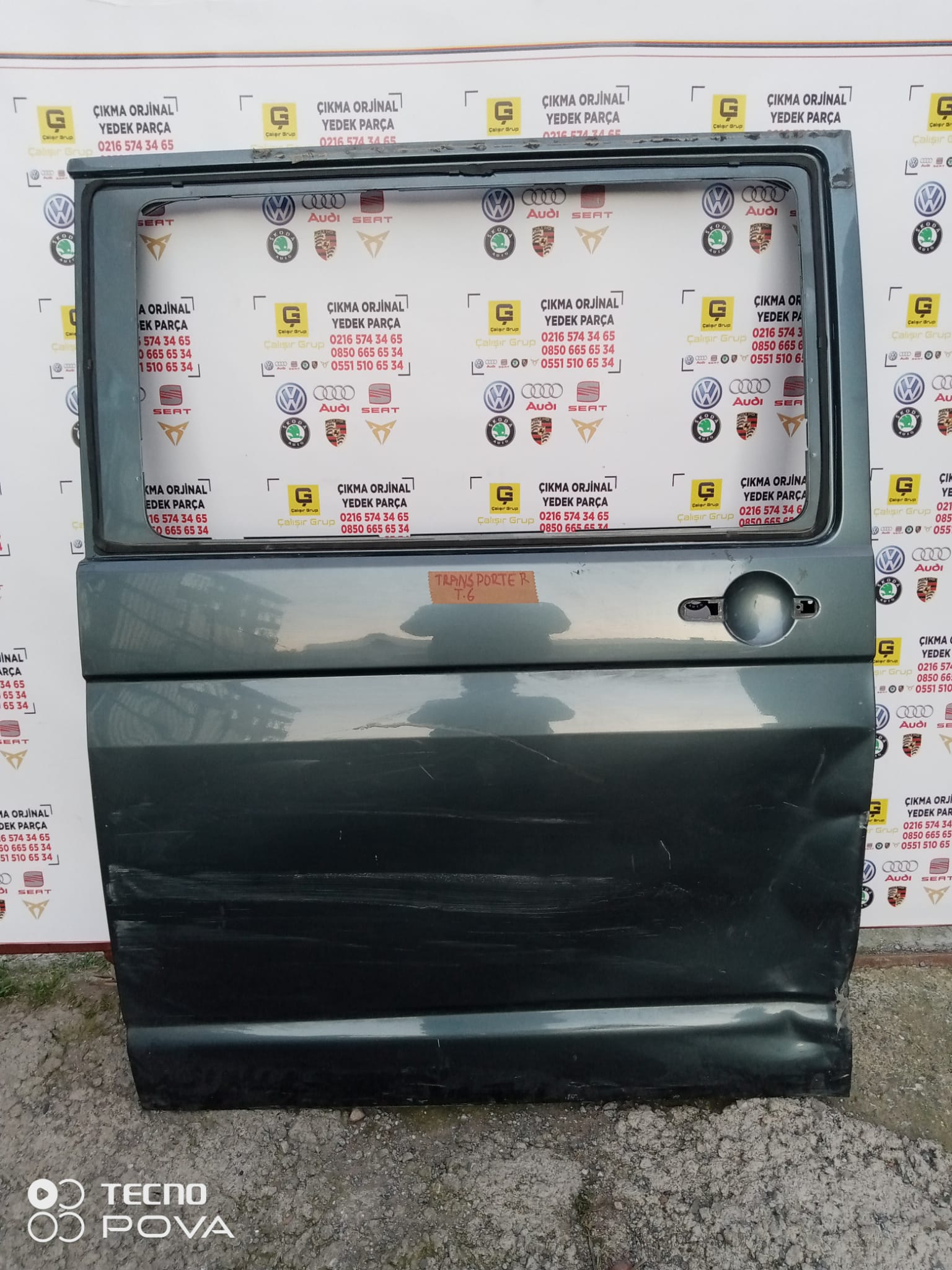 VOLKSWAGEN TRANSPORTER T5-T6 2007-2016 SAĞ SÜRGÜLÜ KAPI OEM 7E0843108