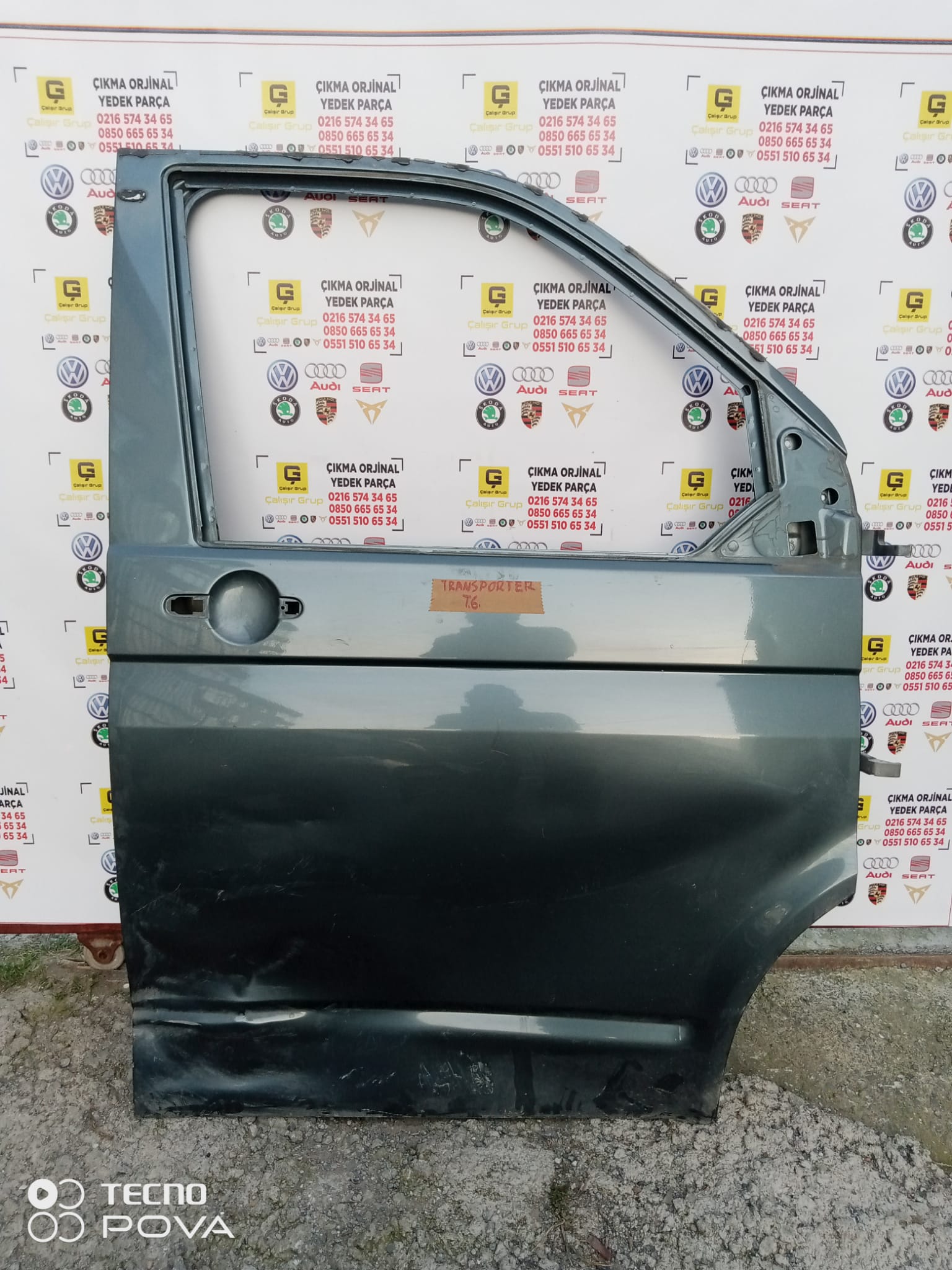 VOLKSWAGEN T5-T6 2007-2016 SAĞ ÖN KAPI ÇIKMA SÖKME YEDEK PARÇA