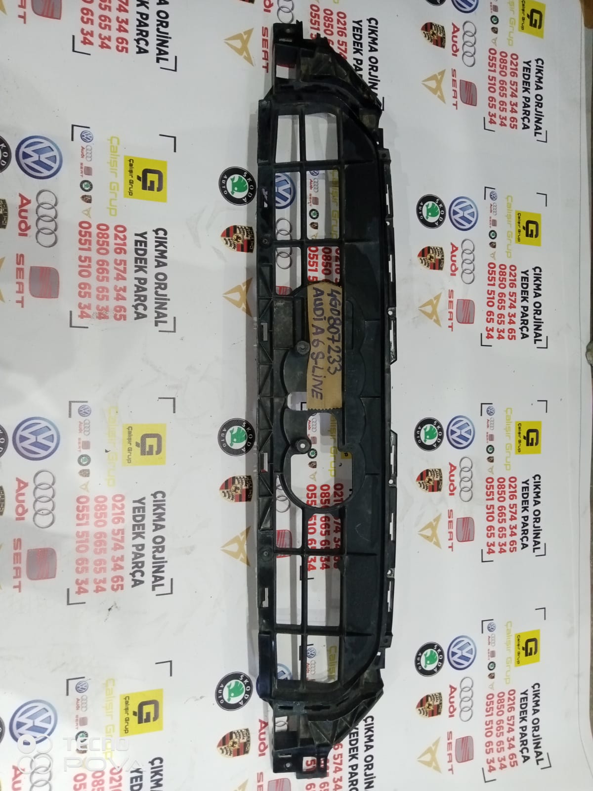 AUDİ A6 S-LİNE ÖN TAMPON PANJUR İÇ DESTEK OEM 4g0807233