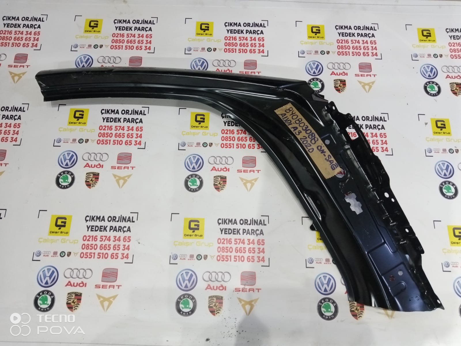 AUDİ A3 2020-2025 SAĞ ÖN FRANGART SACI OEM 8y0803088