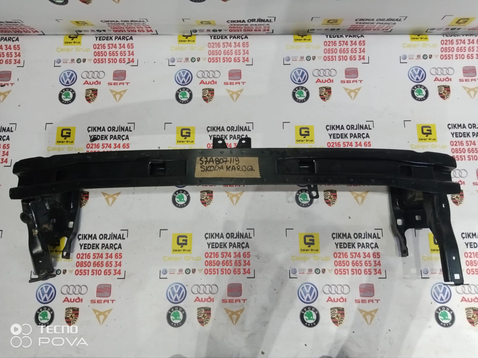 SKODA KAROQ ÖN TAMPON DEMİRİ OEM 57a807119