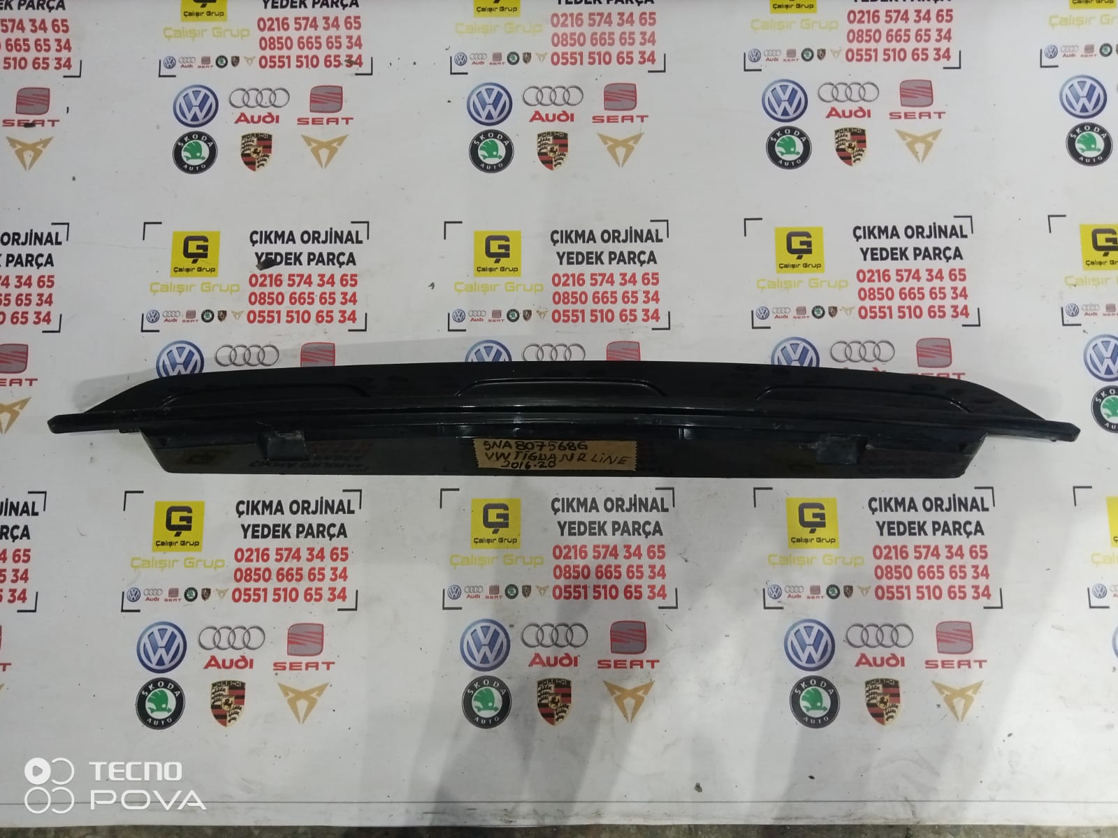 VOLKSWAGEN TİGUAN R-LİNE ALT SPOİLER OEM5na8075686