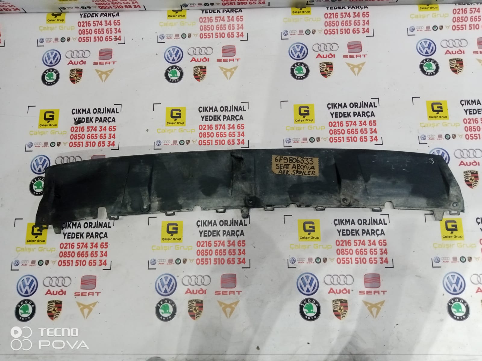 SEAT ARONA 2017-2022 ÖN TAMPON ALT SPOİLER OEM 6f9806333