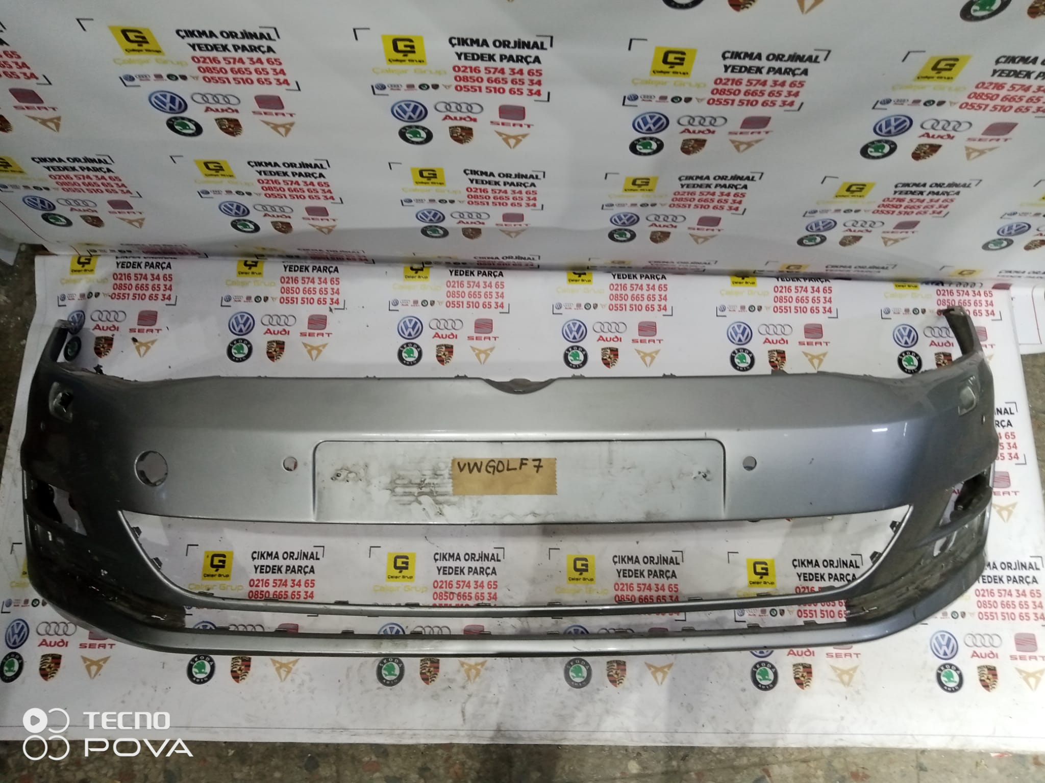VOLKSWAGEN GOLF 7 ÖN TAMPON ÇIKMA SÖKME YEDEK PARÇA