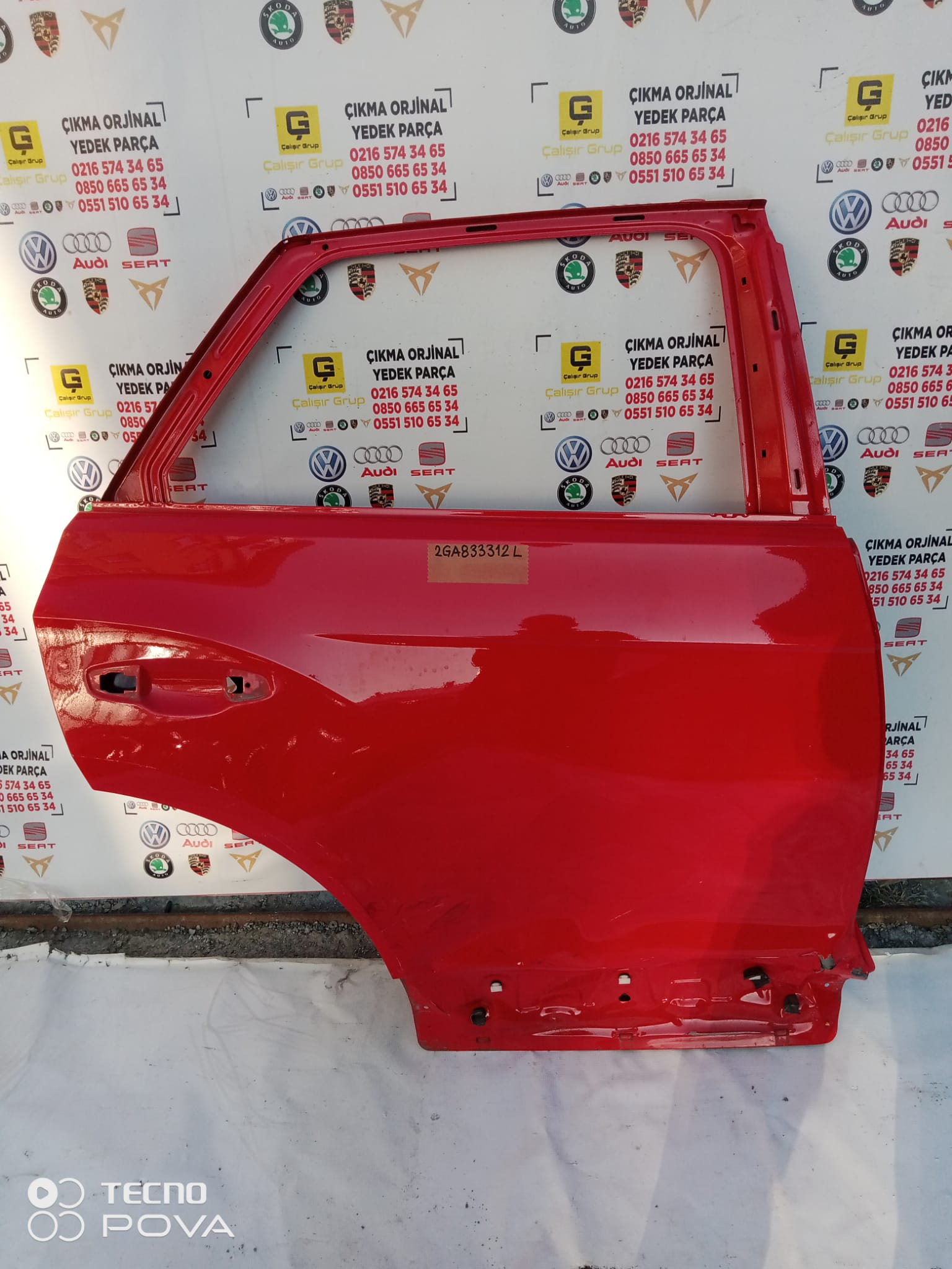 VOLKSWAGEN T-ROC SAĞ ARKA KAPI OEM 2GA833312
