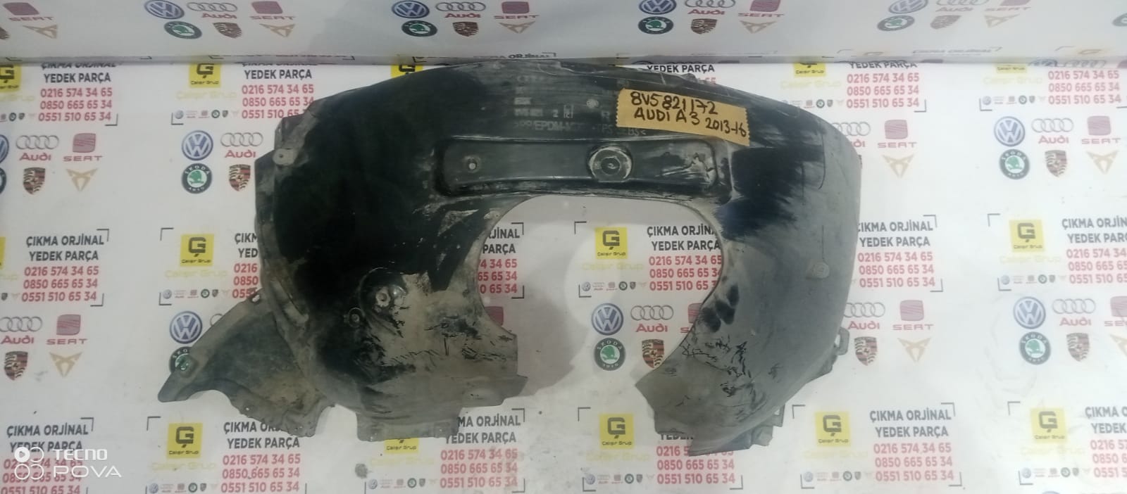 AUDİ A3 SEDAN SAĞ ÖN DAVLUMBAZ OEM 8V5821172