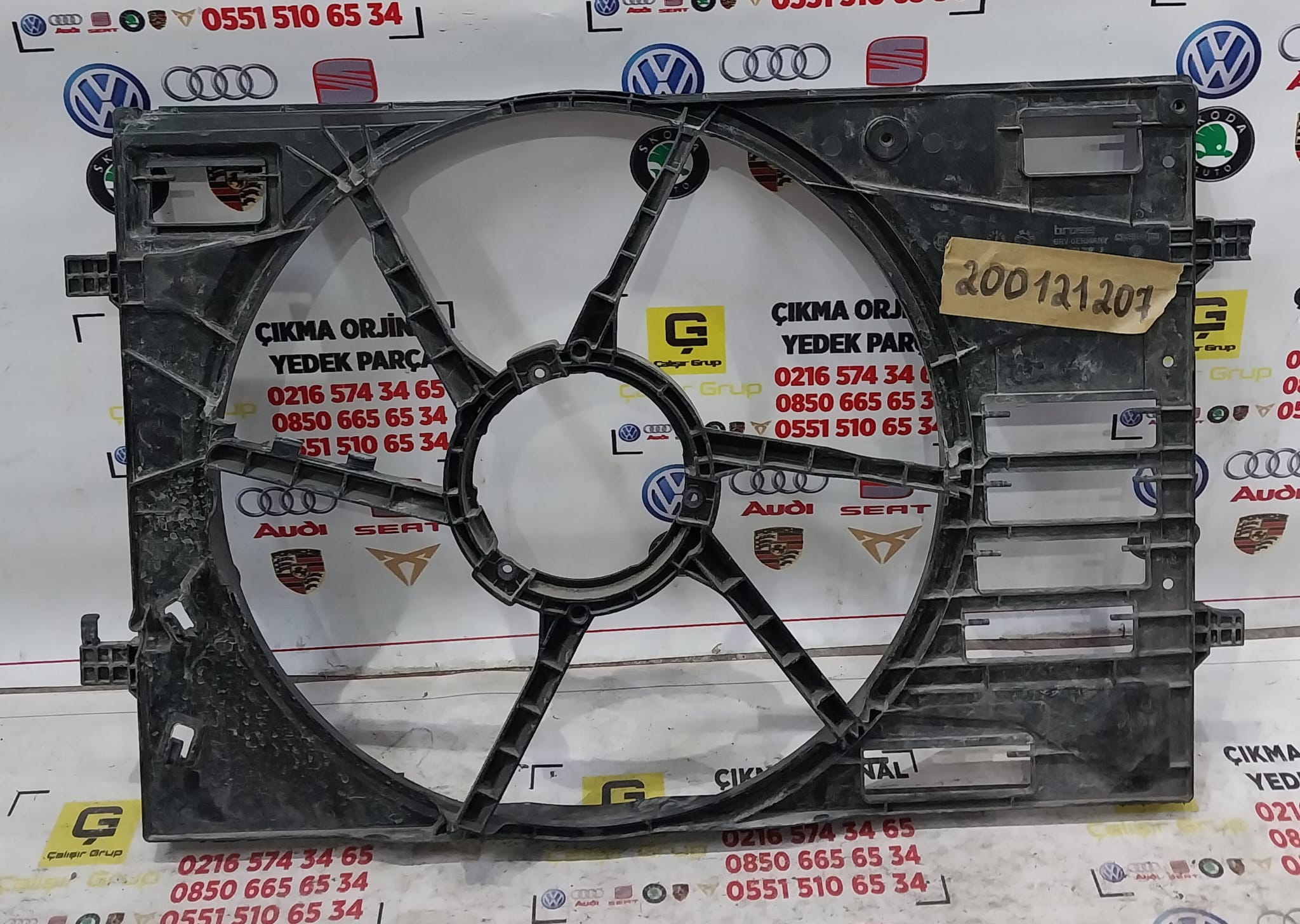 VOLKSWAGEN POLO SCALA FABİA FAN DAVLUMBAZI OEM 2Q0121207
