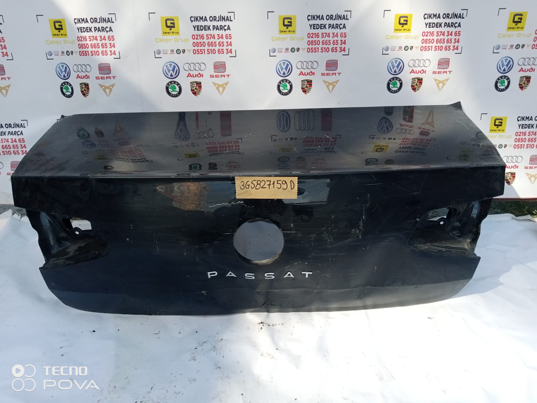 VOLKSWAGEN PASSAT B8 2015-2023 BAGAJ KAPAĞI OEM 3G5827159