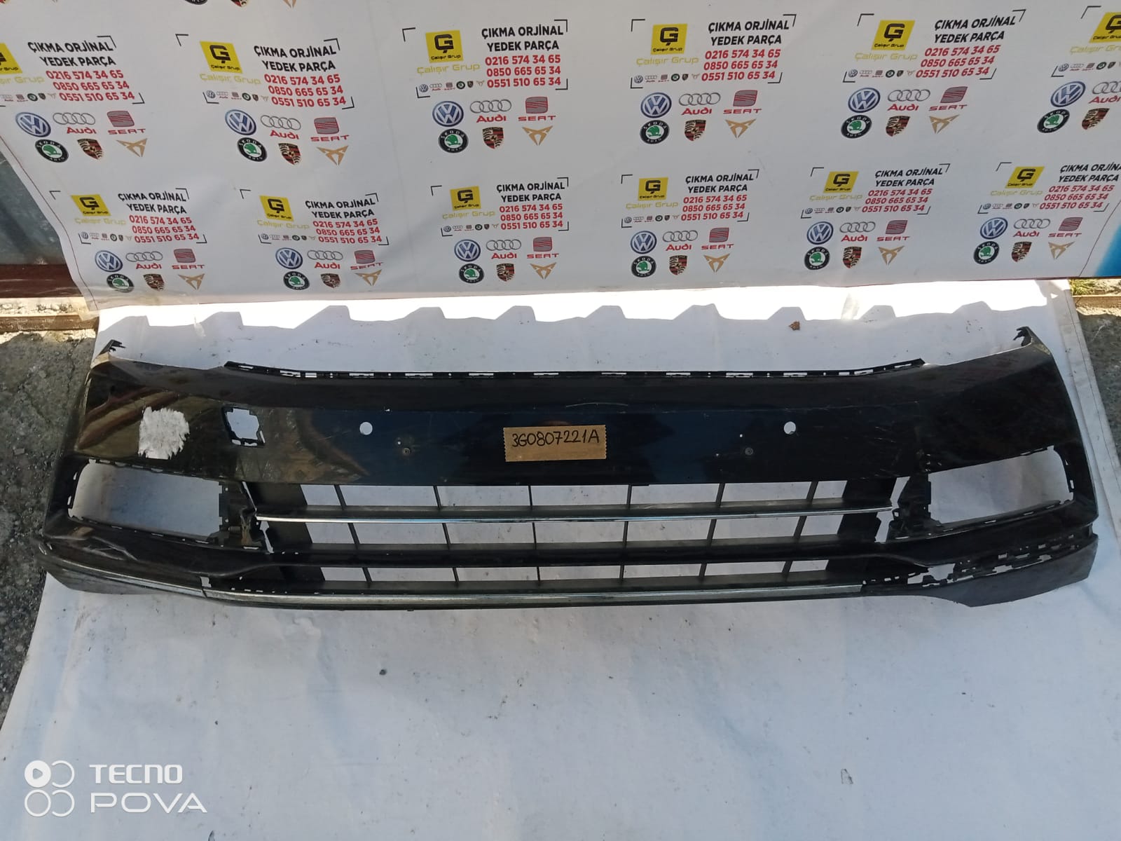 VOLKSWAGEN PASSAT B8 ÖN TAMPON OEM 3G0807221A