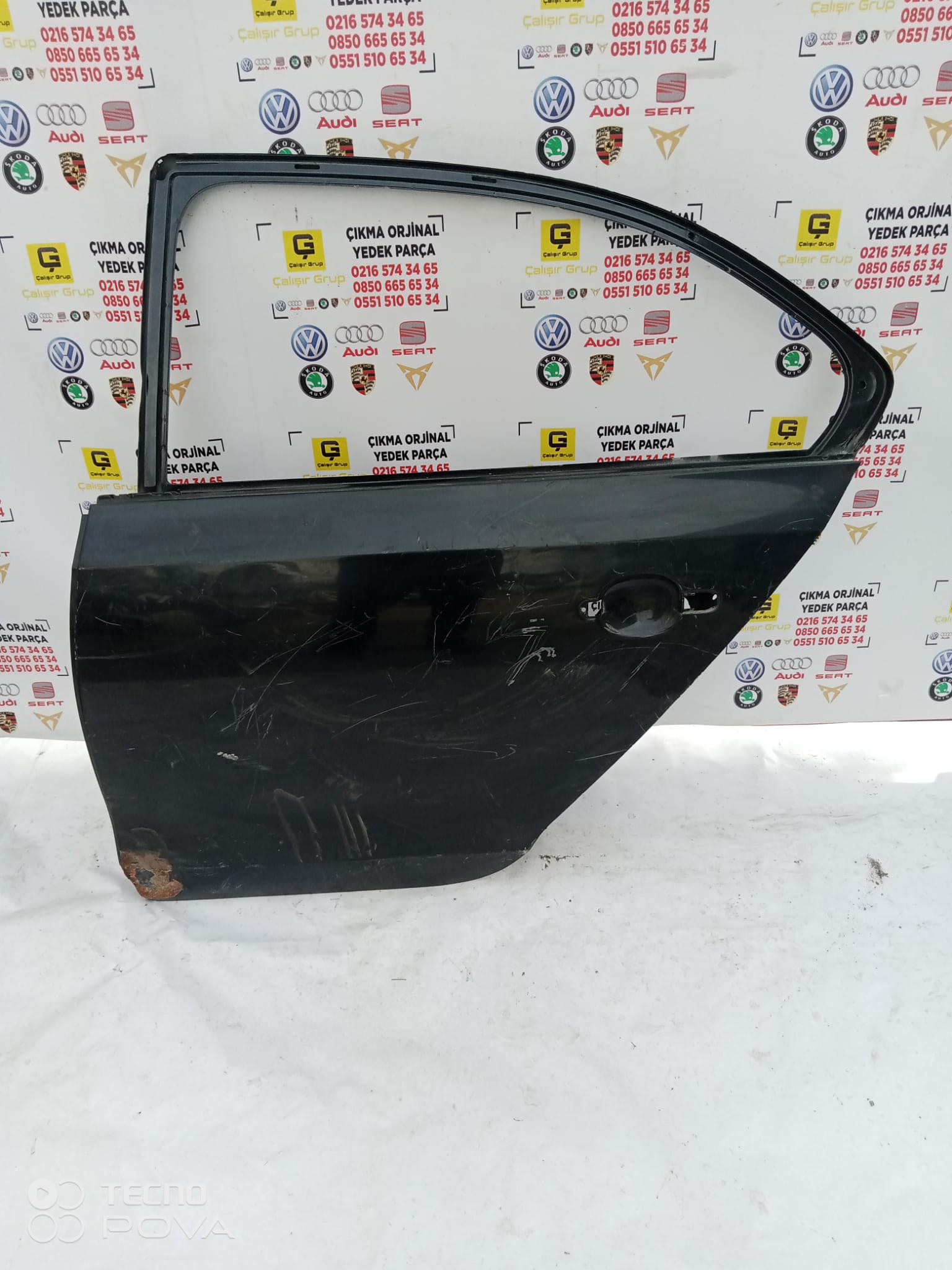 VOLKSWAGEN JETTA 2011-2017 SOL ARKA KAPI