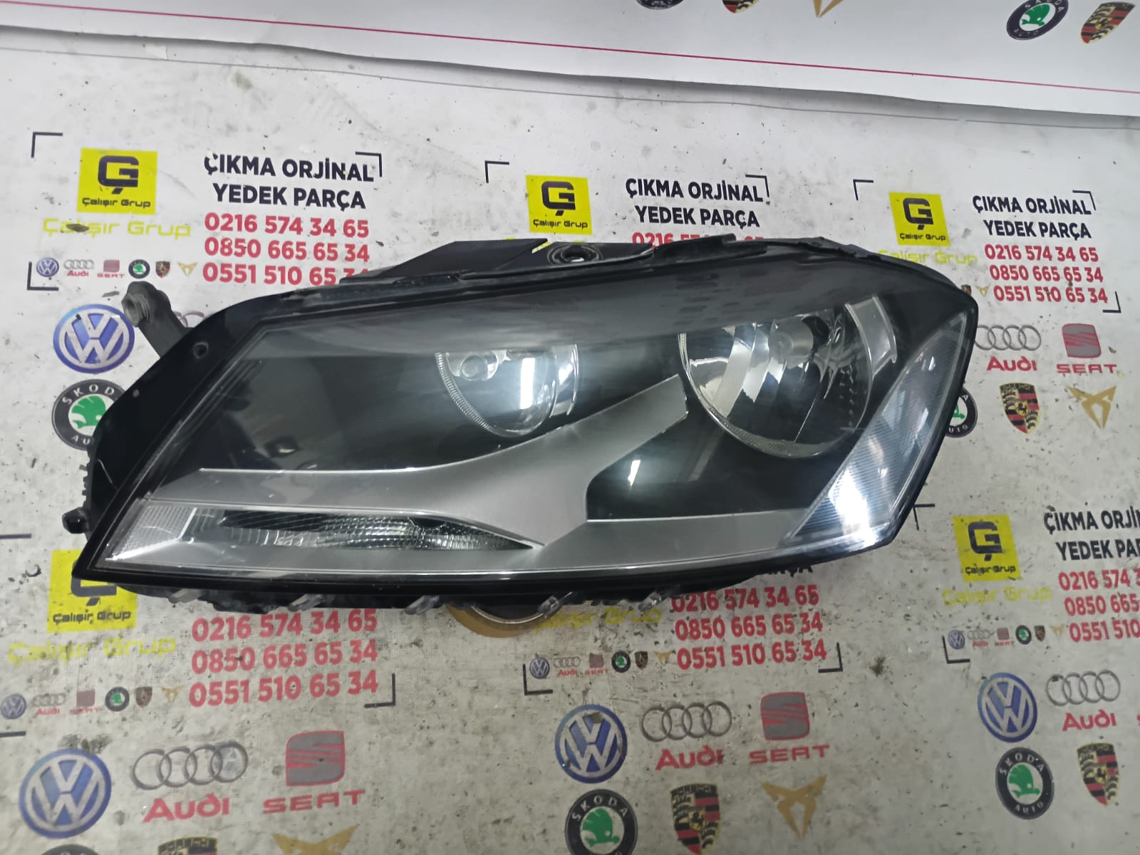 VOLKSWAGEN PASSAT B7 SOL FAR ÇIKMA SÖKME YEDEK PARÇA