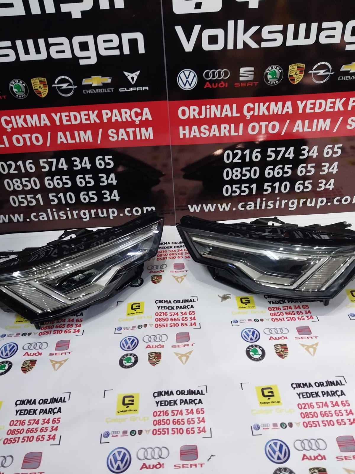 AUDİ A6 2023 SAĞ MATRİX FAR ÇIKMA SÖKME YEDEK PARÇA