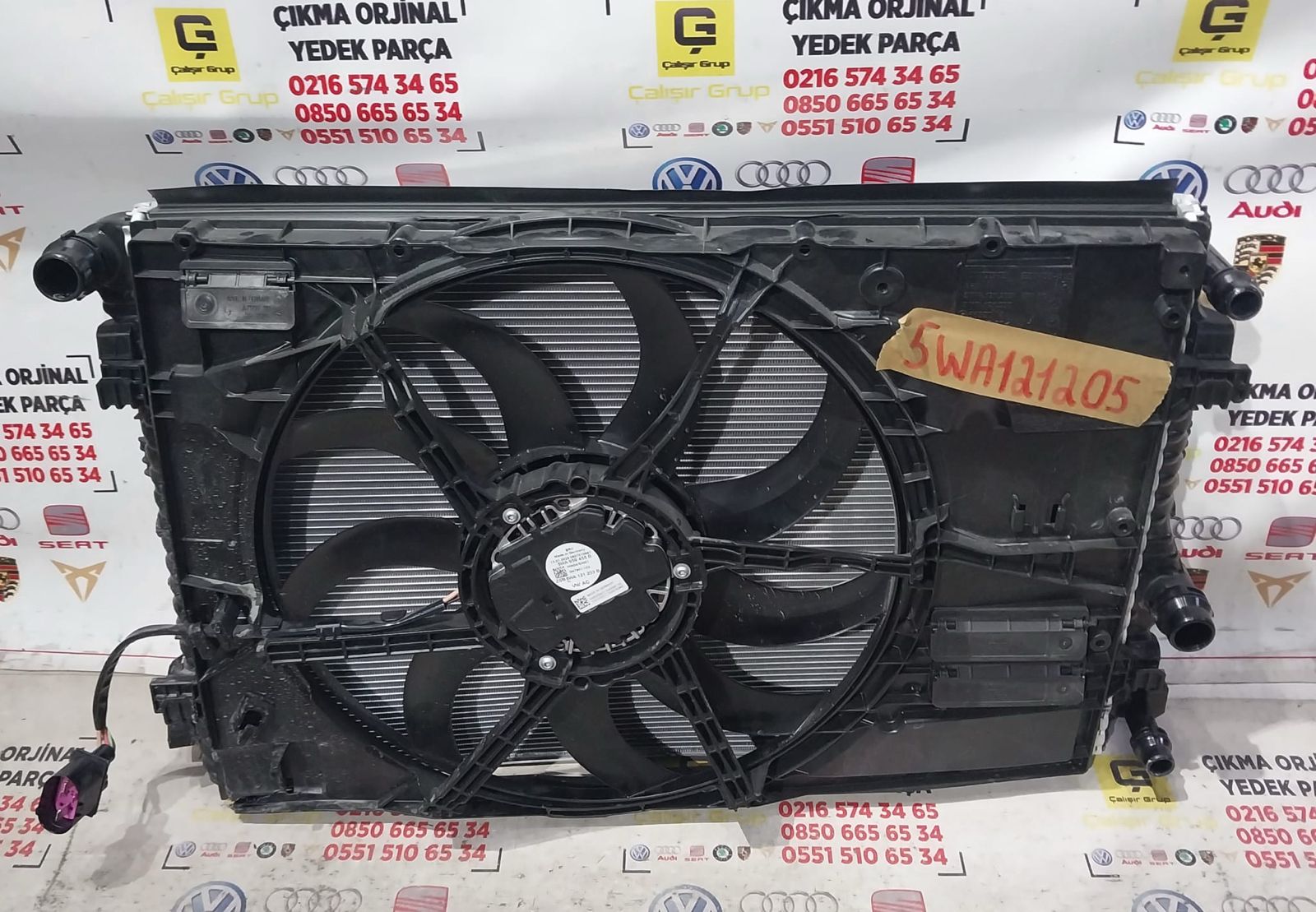 VOLKSWAGEN SET FAN SETİ OEM 5WA121205ÇIKMA SÖKME YEDEK PARÇA