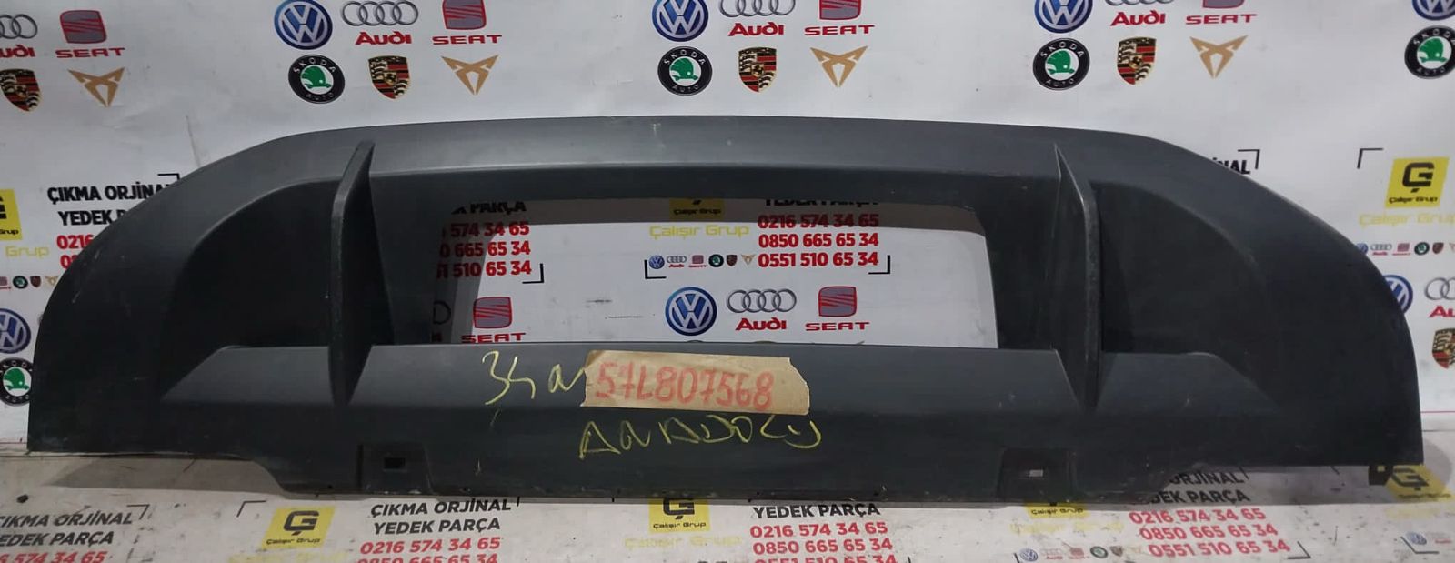 SKODA KODİAQ 2025 ARKA TAMPON DİFÜZÖRÜ OEM 57L807568