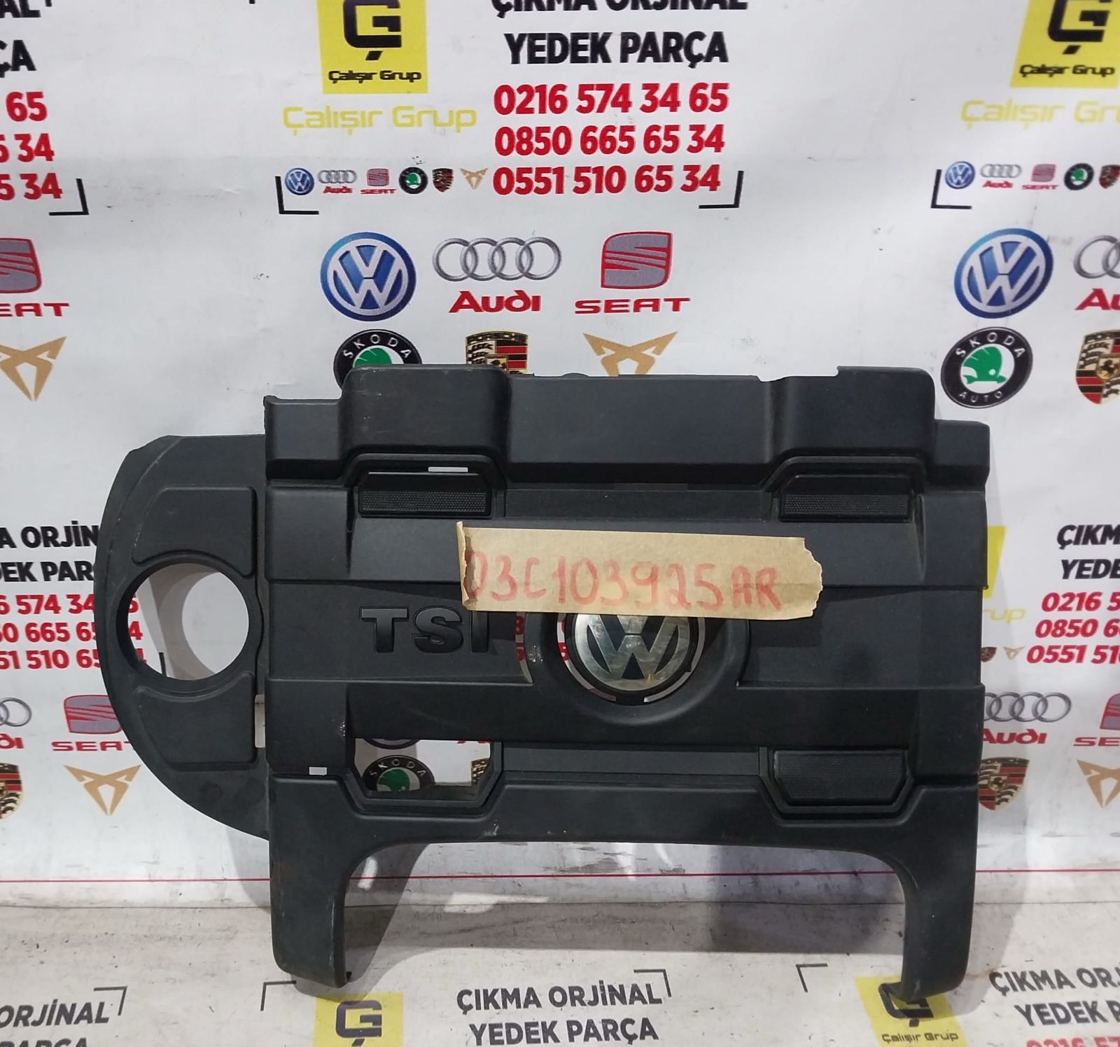 SKODA MOTOR ÜST KAPAĞI OEM 03C103925 ÇIKMA SÖKME YEDEK PARÇA