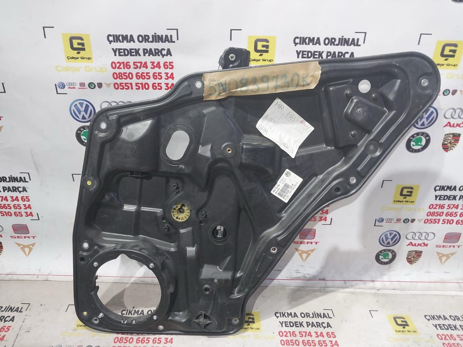 VOLKSWAGEN TİGUAN SAĞ ARKA CAM MEKANİZMASI OEM 5N0839730