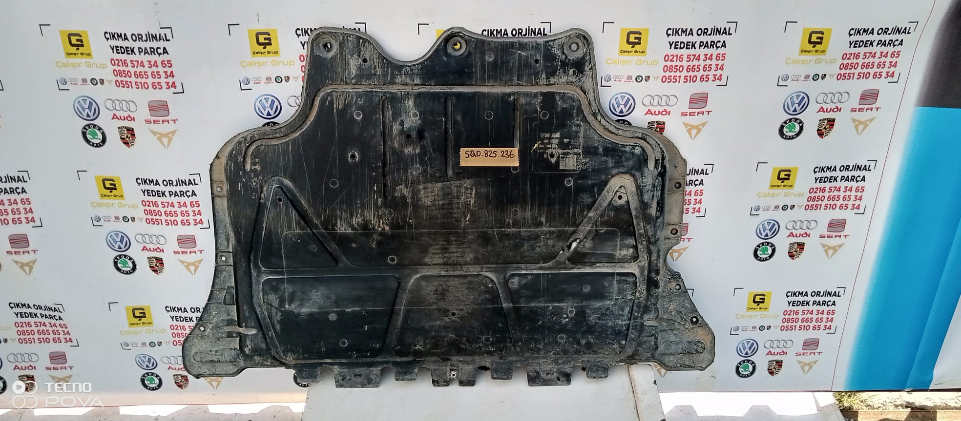 SEAT MOTOR ALT MUHAFAZA OEM 5Q825236 ÇIKMA SÖKME YEDEK PARÇA