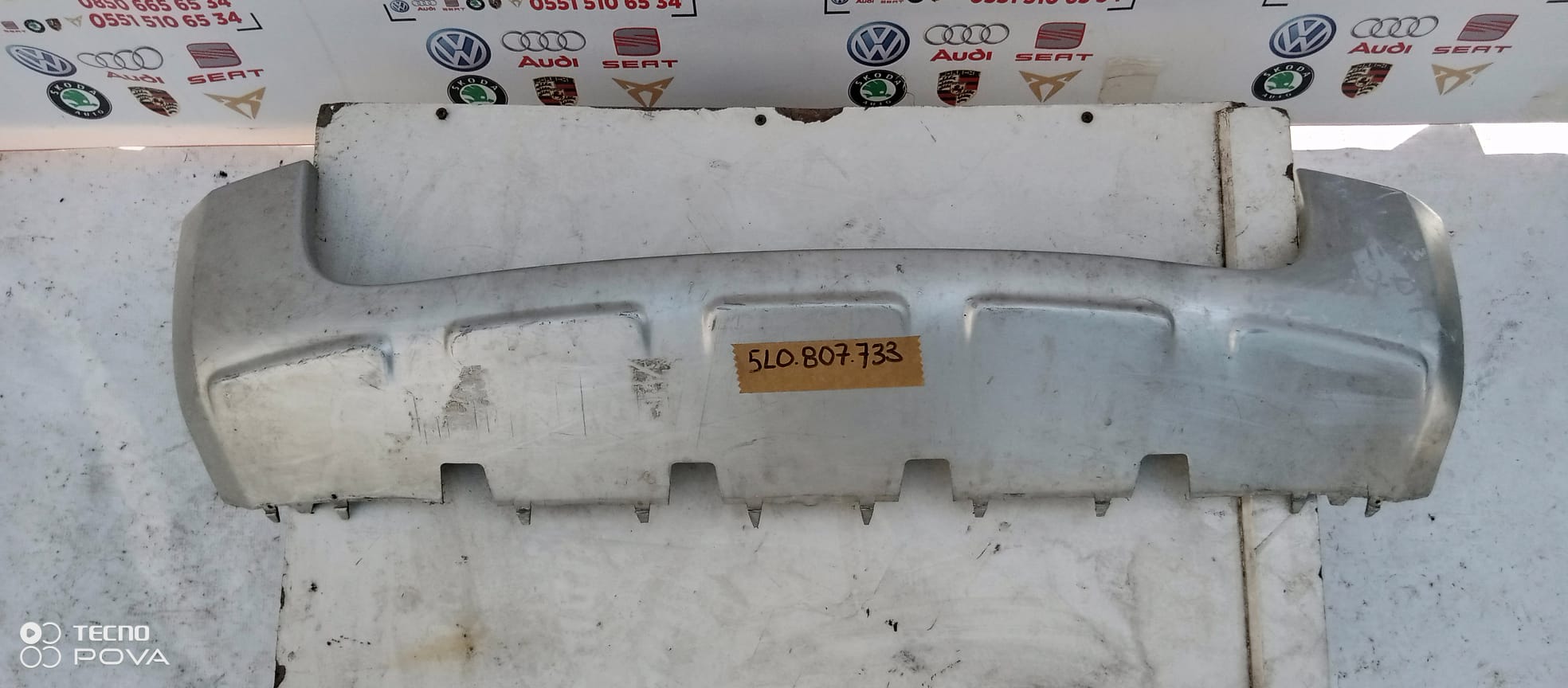 SKODA YETİ 2010-2015 ÖN TAMPON SPOİLER KAPLAMASI OEM 5L0807733