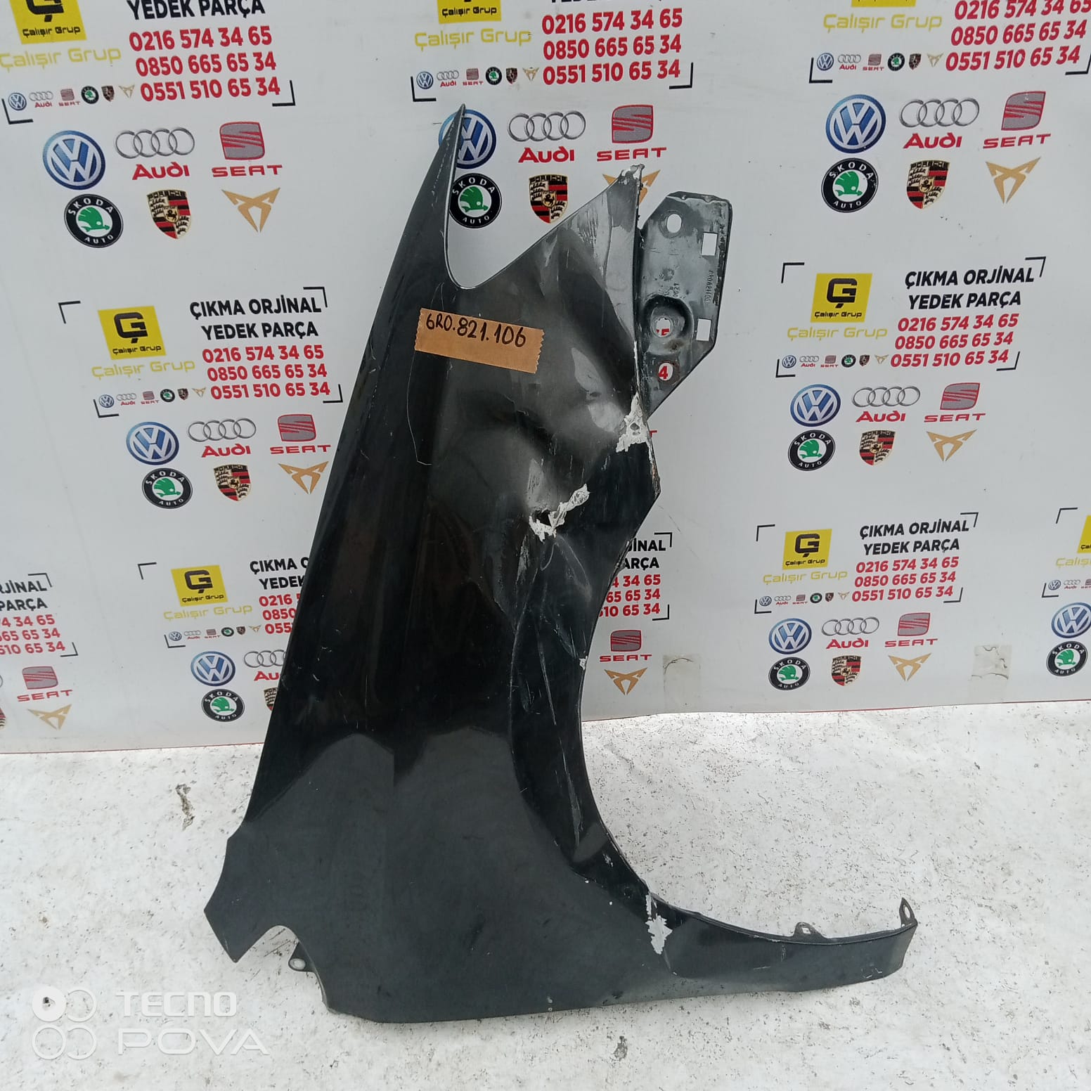 VOLKWAGEN POLO 2010-2018 SAĞ ÖN ÇAMURLUK OEM 6R0821106