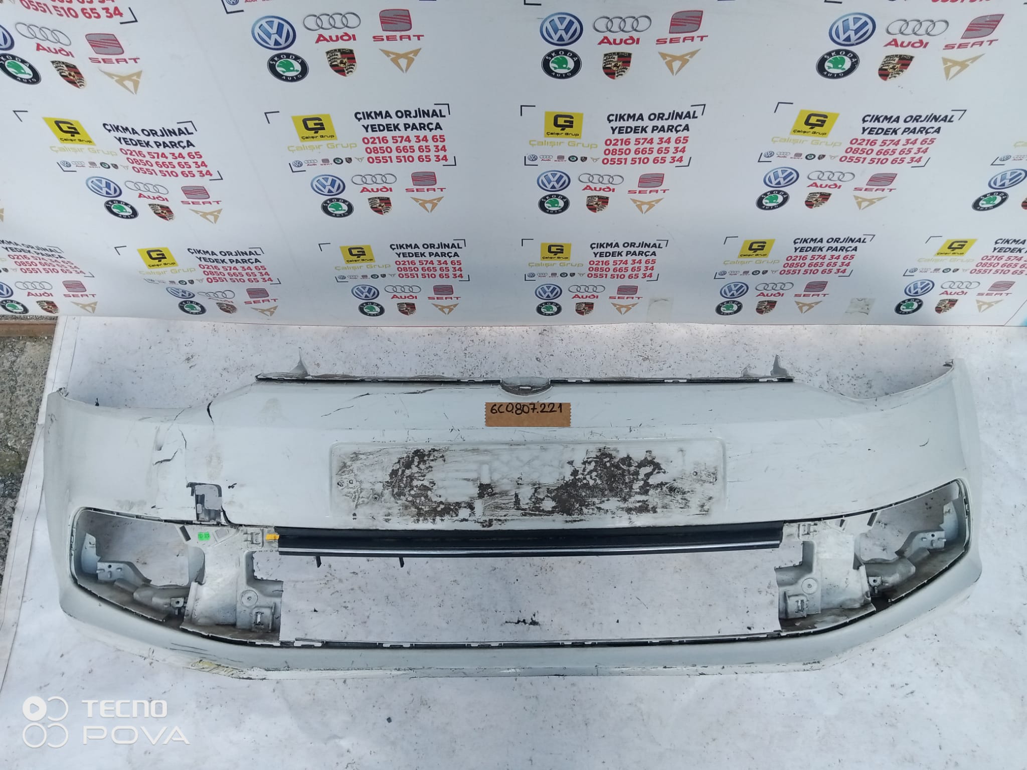 VOLKSWAGEN POLO 2015-2018 ÖN TAMPON 6C0807221