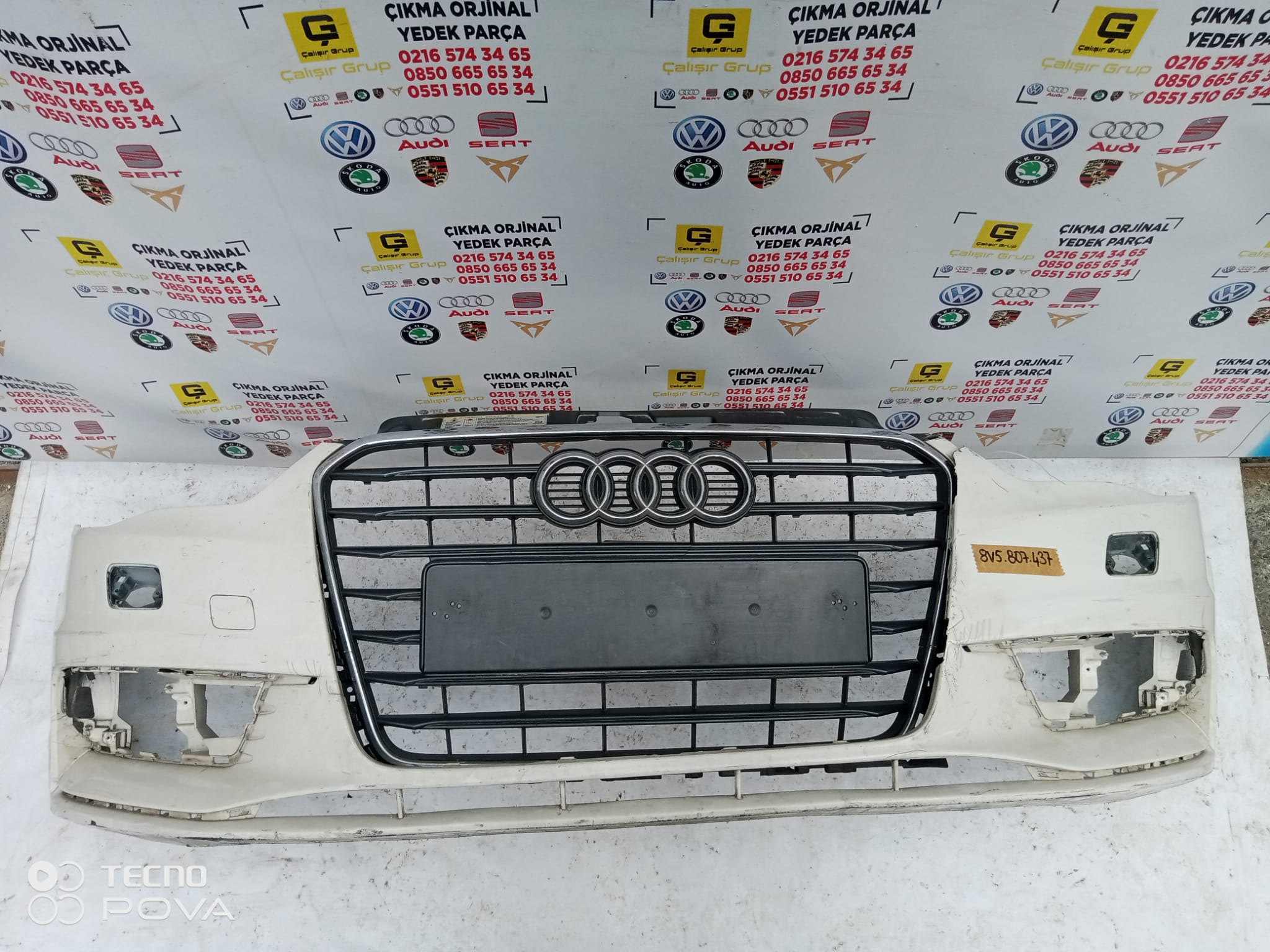 AUDİ A3 SEDAN 2013-2020 ÖN TAMPON OEM 8V5807437
