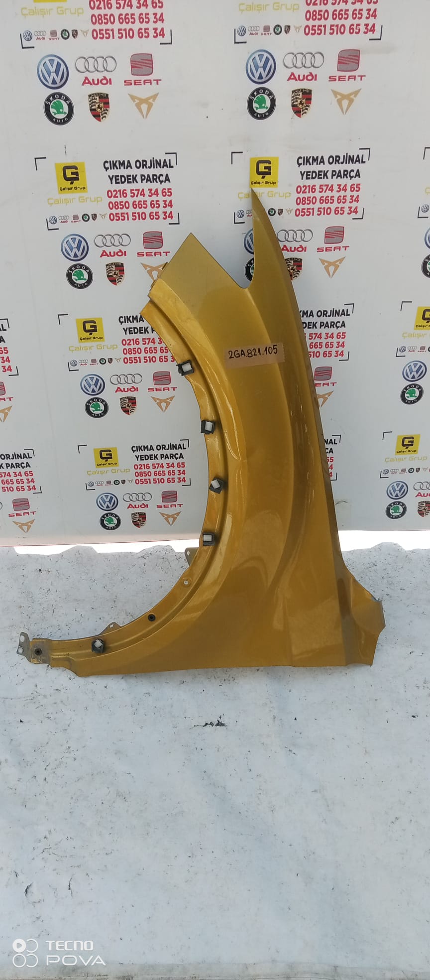VOLKSWAGEN T-ROC SOL ÖN ÇAMURLUK OEM 2G0821105