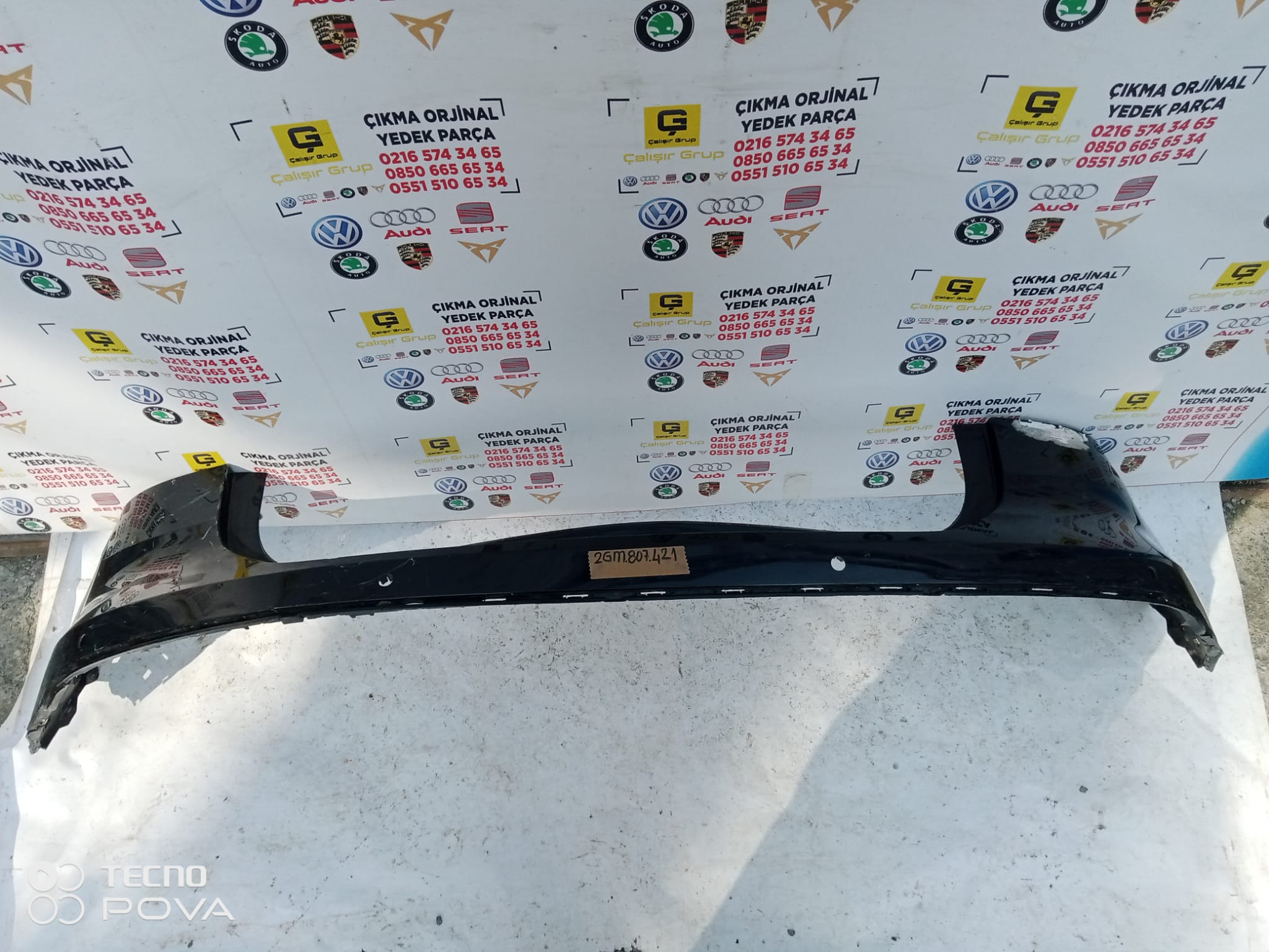 VOLKSWAGEN T-CROSS ARKA TAMPON OEM 2GM807421