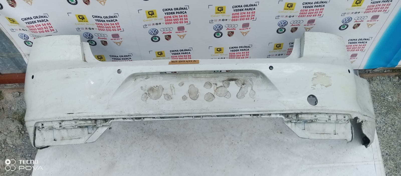 VOLKSWAGEN PASSAT B8,5 ARKA TAMPON ORM 3G5807421