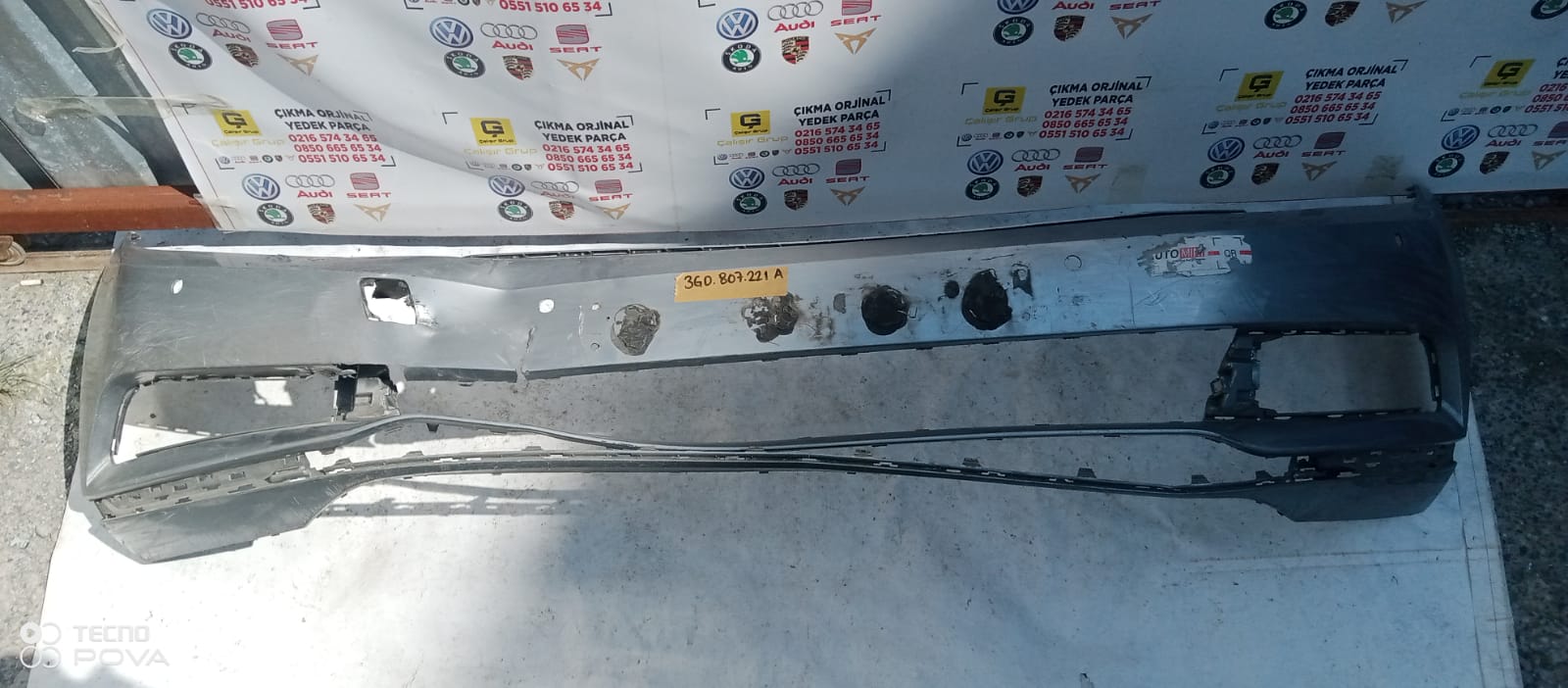 VOLKSWAGEN PASSAT B8 ÖN TAMPON OEM 3G0807221