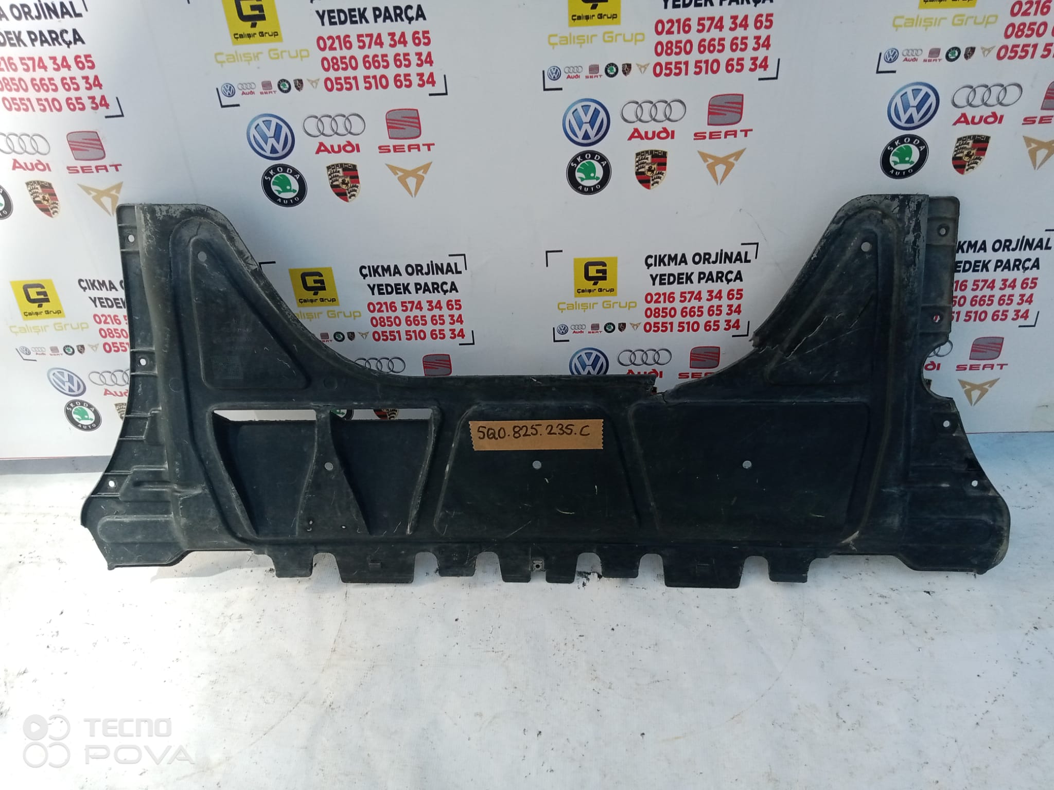 SKODA MOTOR ALT MUHAFAZA OEM 5Q0825235 ÇIKMA SÖKME YEDEK PARÇA