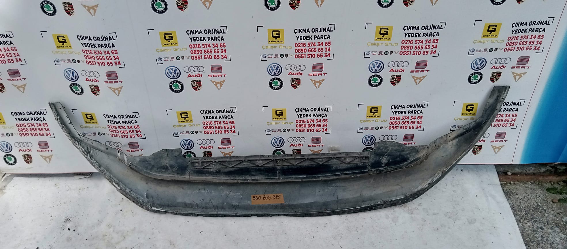 VOLKSWAGEN GOLF 7 ÖN TAMPON ALT SPOİLER KARLIK OEM 5G0805915