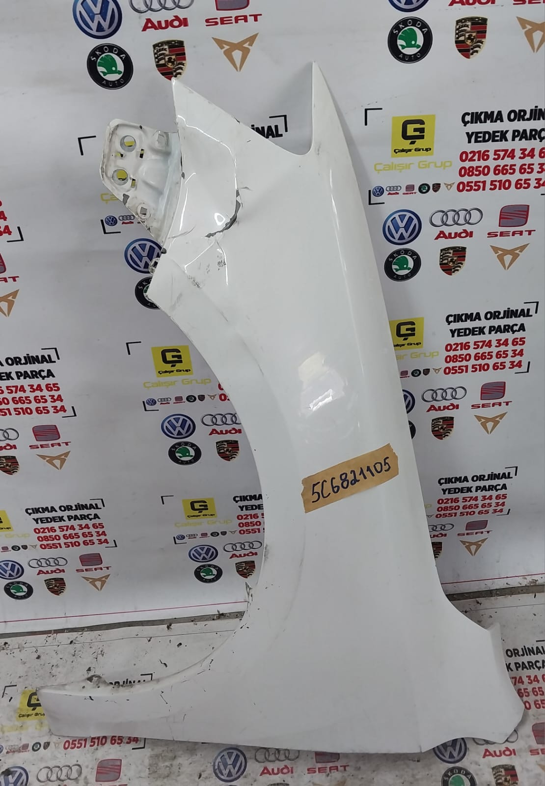 VOLKSWAGEN JETTA 2012-2017 SOL ÖN ÇAMURLUK OEM 5C6821105
