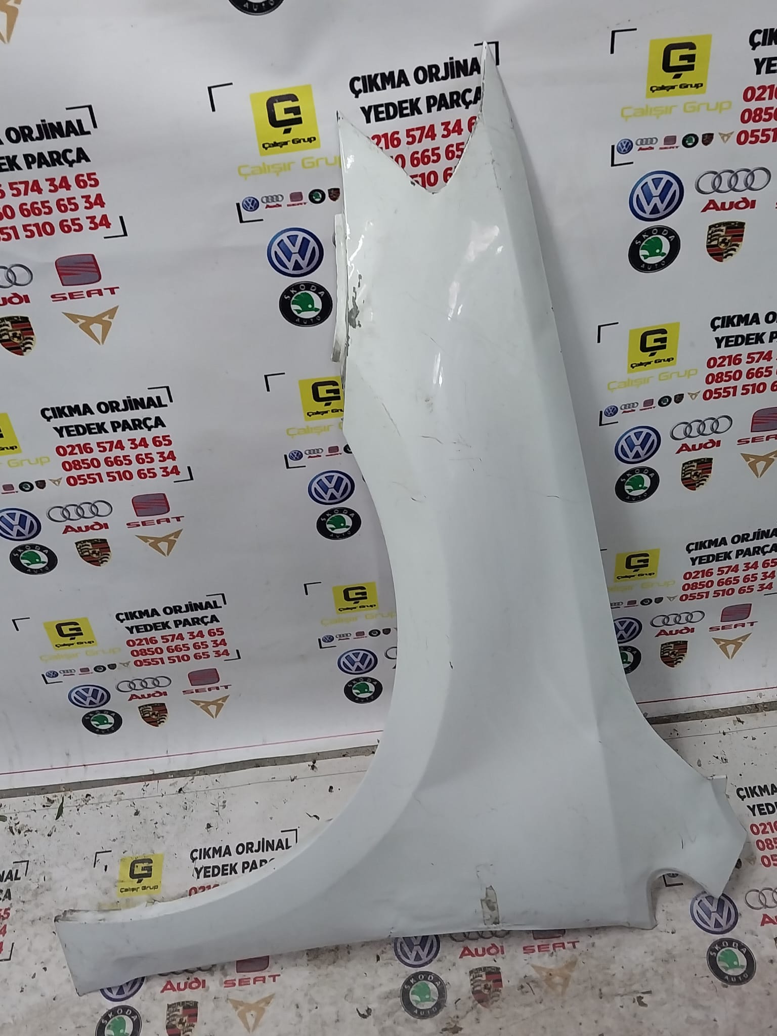 VOLKSWAGEN GOLF 7 SOL ÖN ÇAMURLUK ÇIKMA SÖKME YEDEK PARÇA