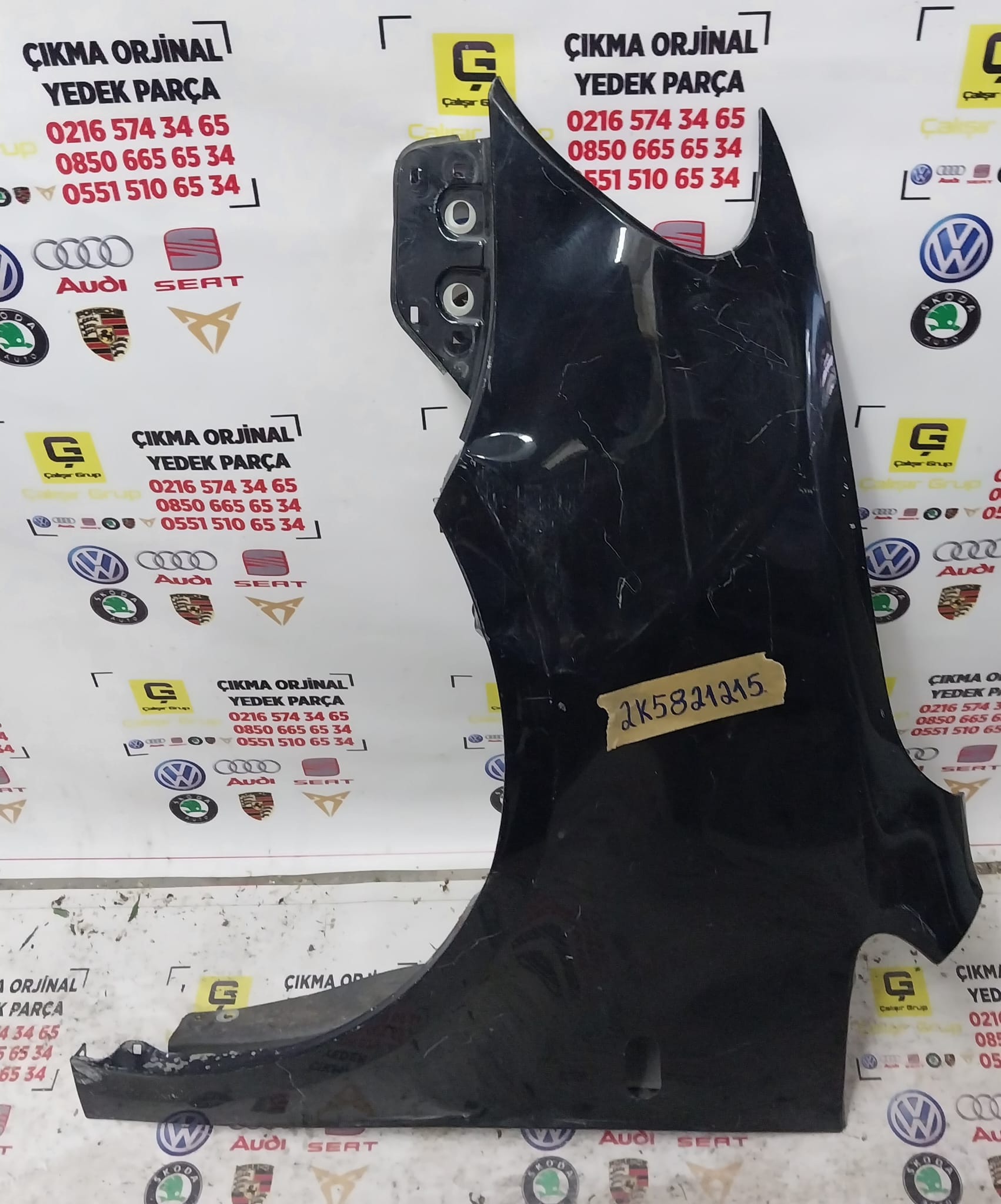 VOLKSWAGEN CADDY 2010-2015 SOL ÖN ÇAMURLUK OEM 2K5821214