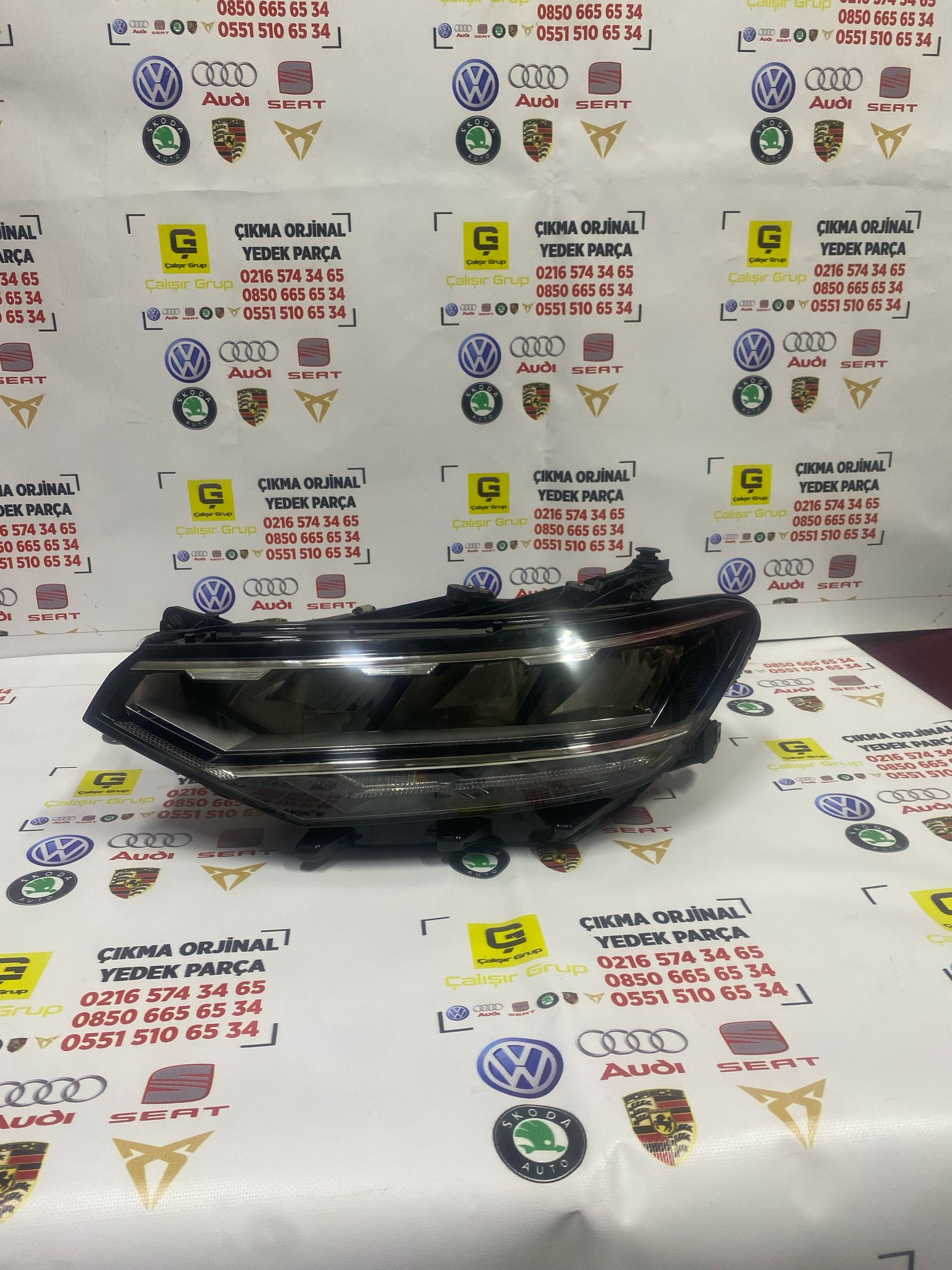 VOLKSWAGEN PASSAT B8 LEDLİ SOL FAR ÇIKMA SÖKME YEDEK PARÇA