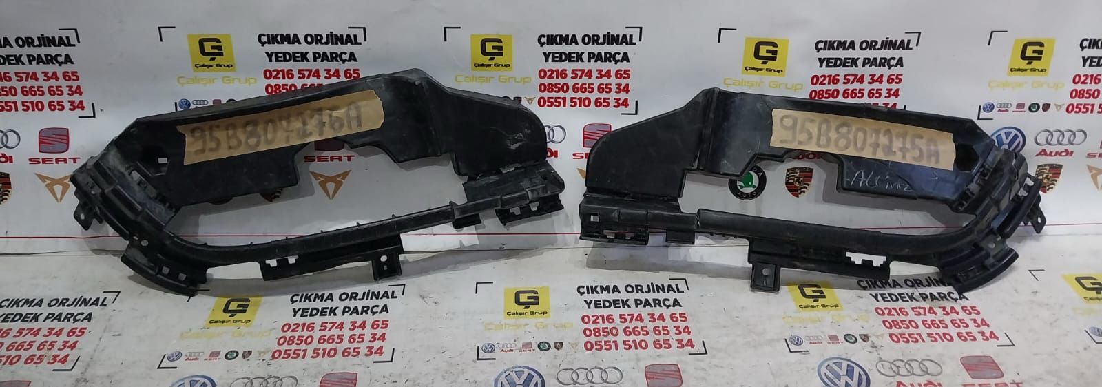 PORSCHE MACAN ARKA TAMPON IZGARASI OEM 95B807275 95B807276