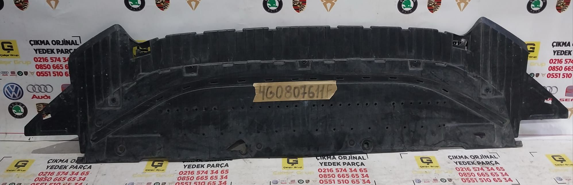 AUDİ A6 15/18 ÖN TAMPON ALT SPOİLER KARLIM OEM 4G0807611F