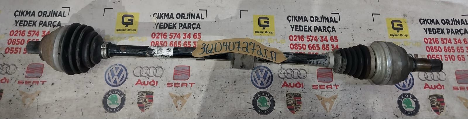 AUDİ ORJİNAL AKS OEM 3Q407272CA ÇIKMA SÖKME YEDEK PARÇA