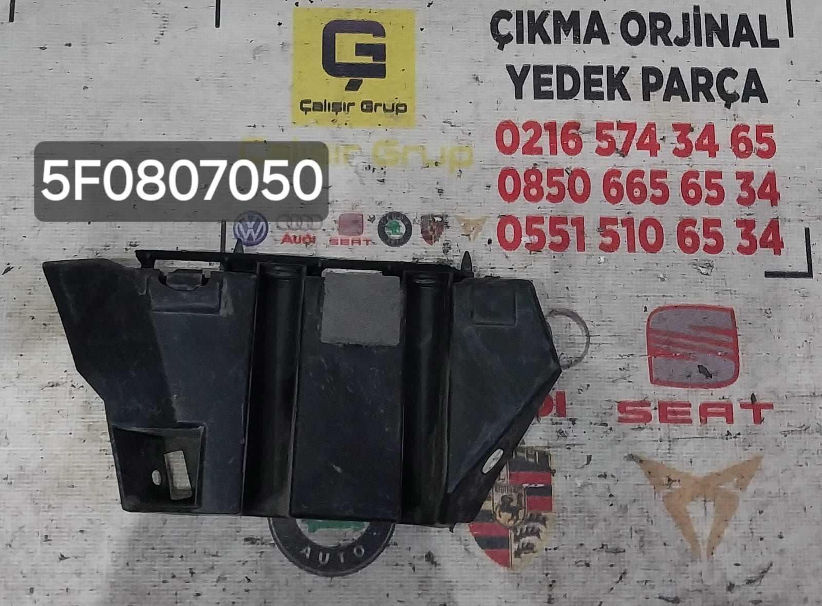 SEAT LEON 2013/2016 SAĞ ÖN TAMPON BRAKETİ OEM 5F0807050