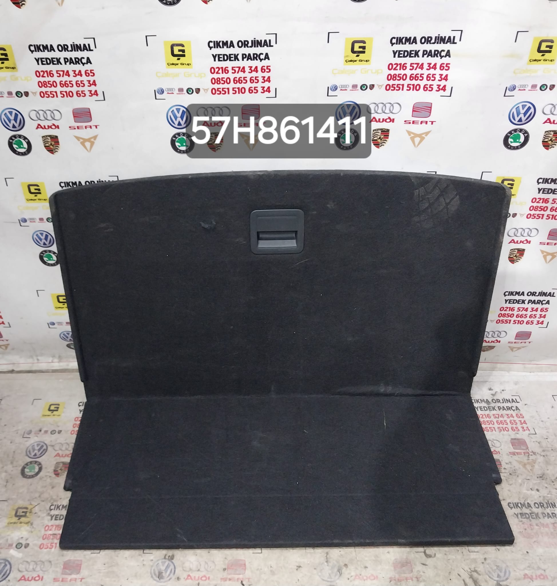 SKODA KODİAQ BAGAJ STEPNE KAPAĞI OEM 57H861411