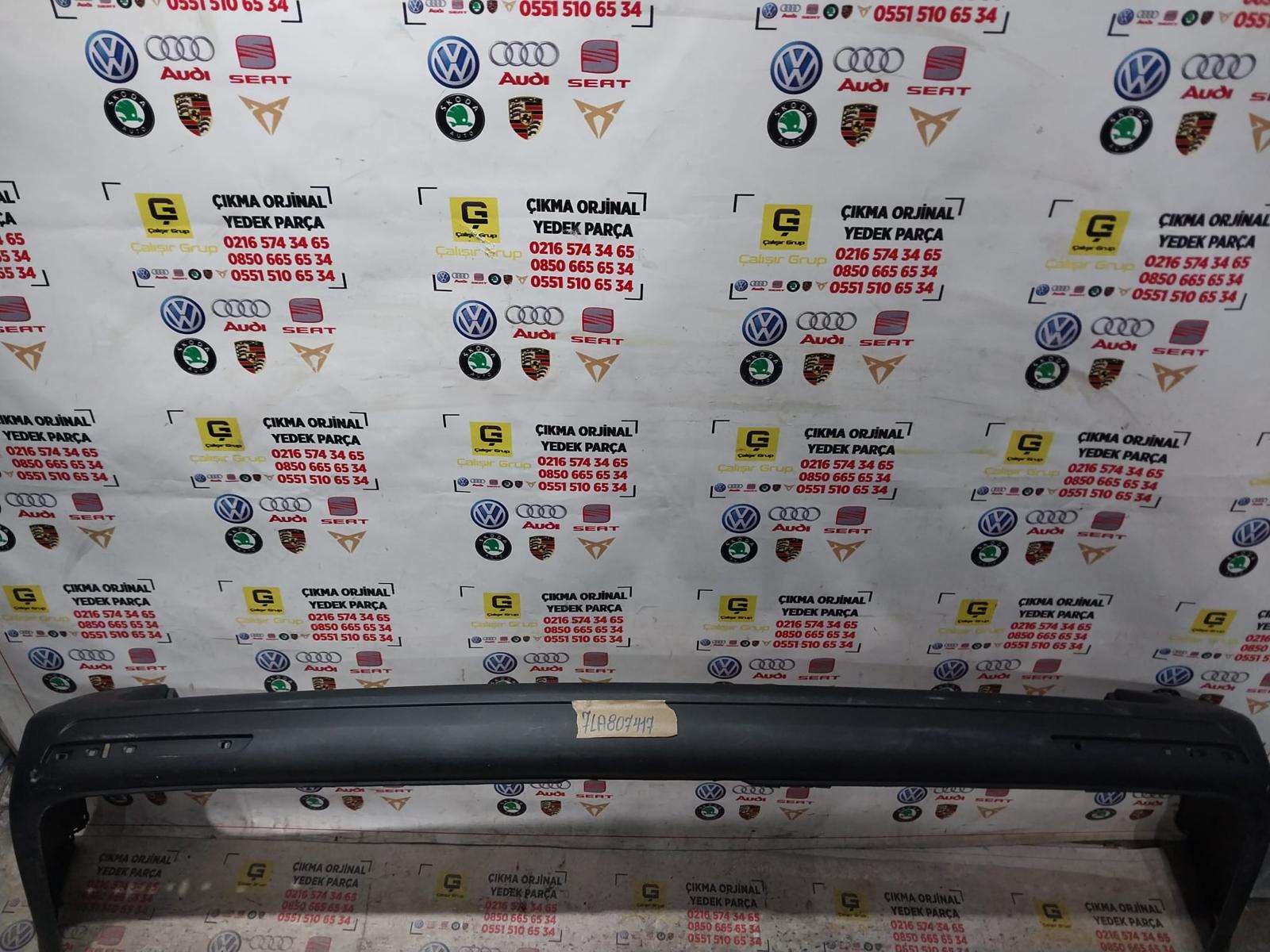 VOLKSWAGEN TRANSPORTER ORJİNAL SIFIR ARKA TAMPON OEM 7E0807417 7LA807417