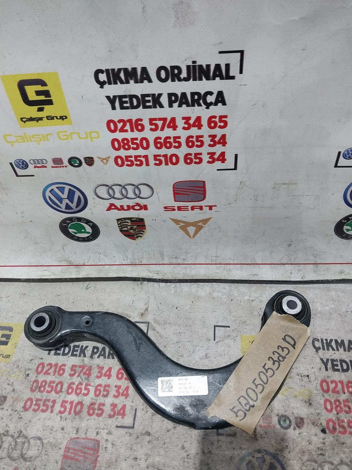 JETTA SOL ARKA DENGE KOLU OEM 5Q0505323D ÇIKMA SÖKME YEDEK PARÇA