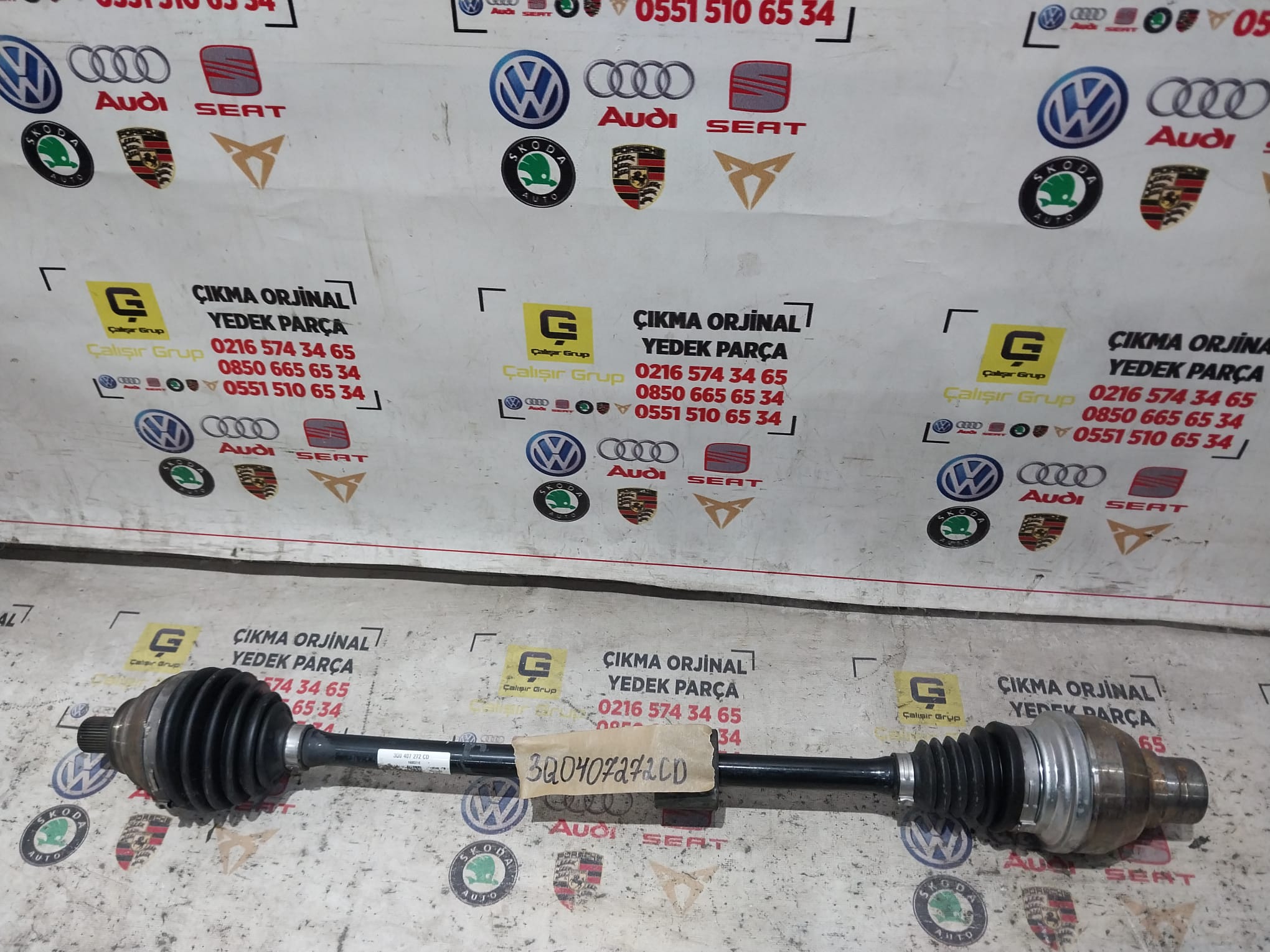SKODA SAĞ AKS OEM 3Q0407272CD ÇIKMA SÖKME YEDEK PARÇA