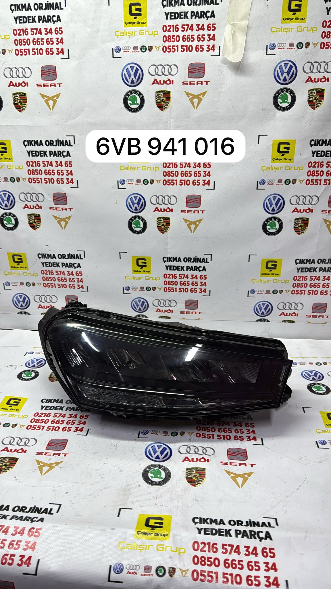 SKODA FABİA 2022-2025 SAG LEDLİ FAR OEM 6VB941016