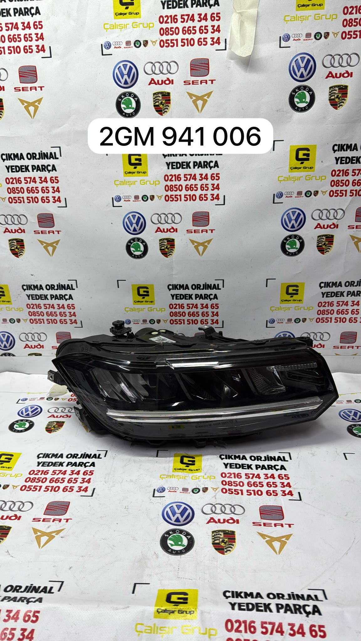 VOLKSWAGEN T-CROSS 2024-2025 SAĞ LEDLİ FAR OEM 2GM941006