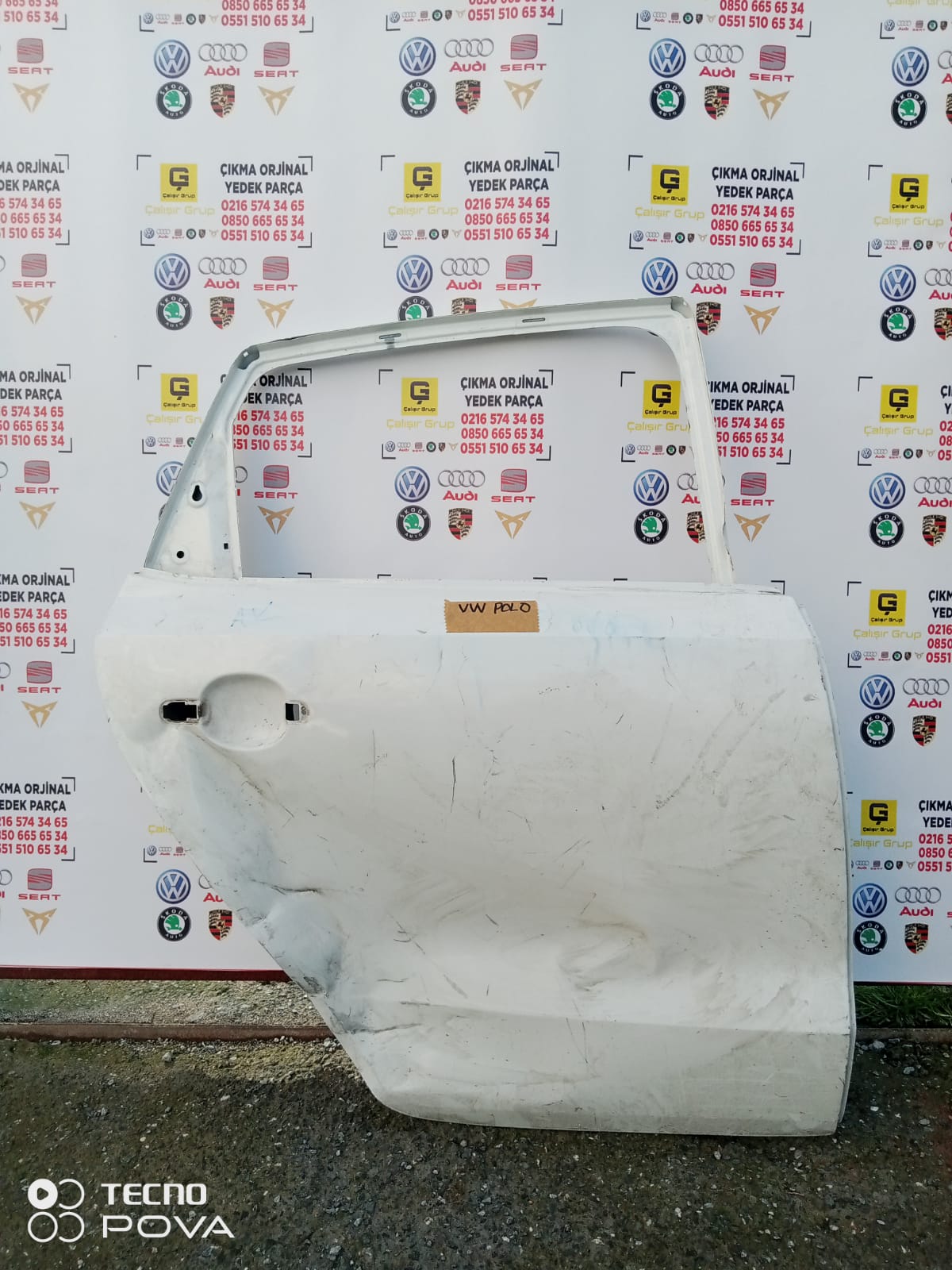 VOLKSWAGEN POLO SAĞ ARKA KAPI 2011-2017 OEM 6R4833056