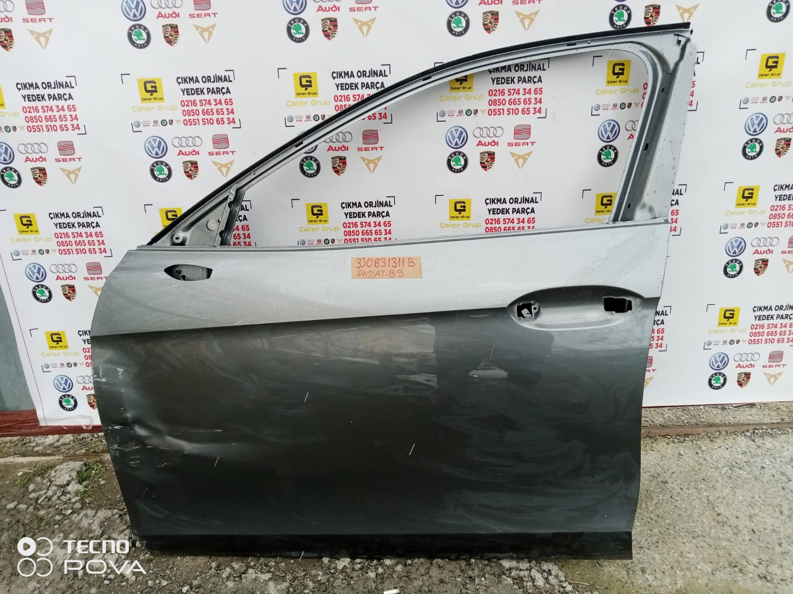 VOLKSWAGEN PASSAT B9 SOL ÖN KAPI OEM 3j0831311b